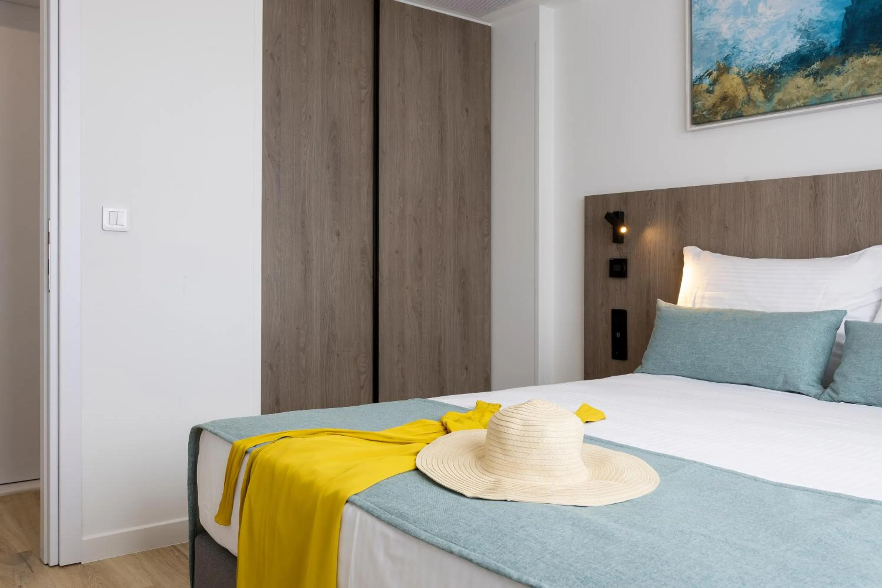 Bedroom, Bed in Hestia - Asklipiou 9