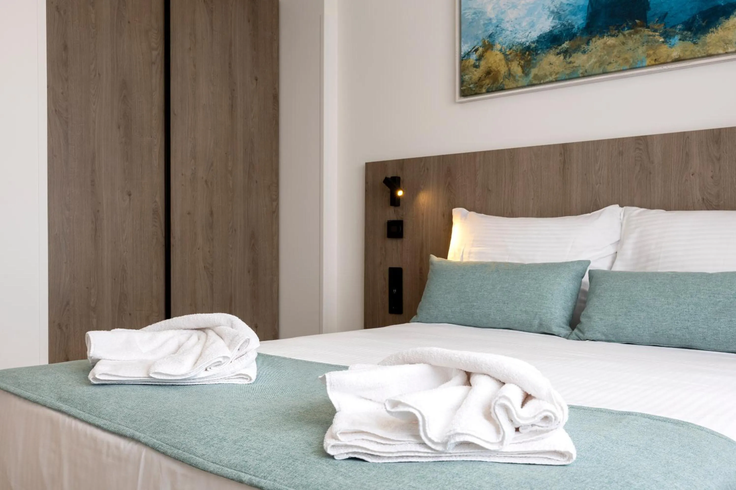 Bedroom, Bed in Hestia - Asklipiou 9