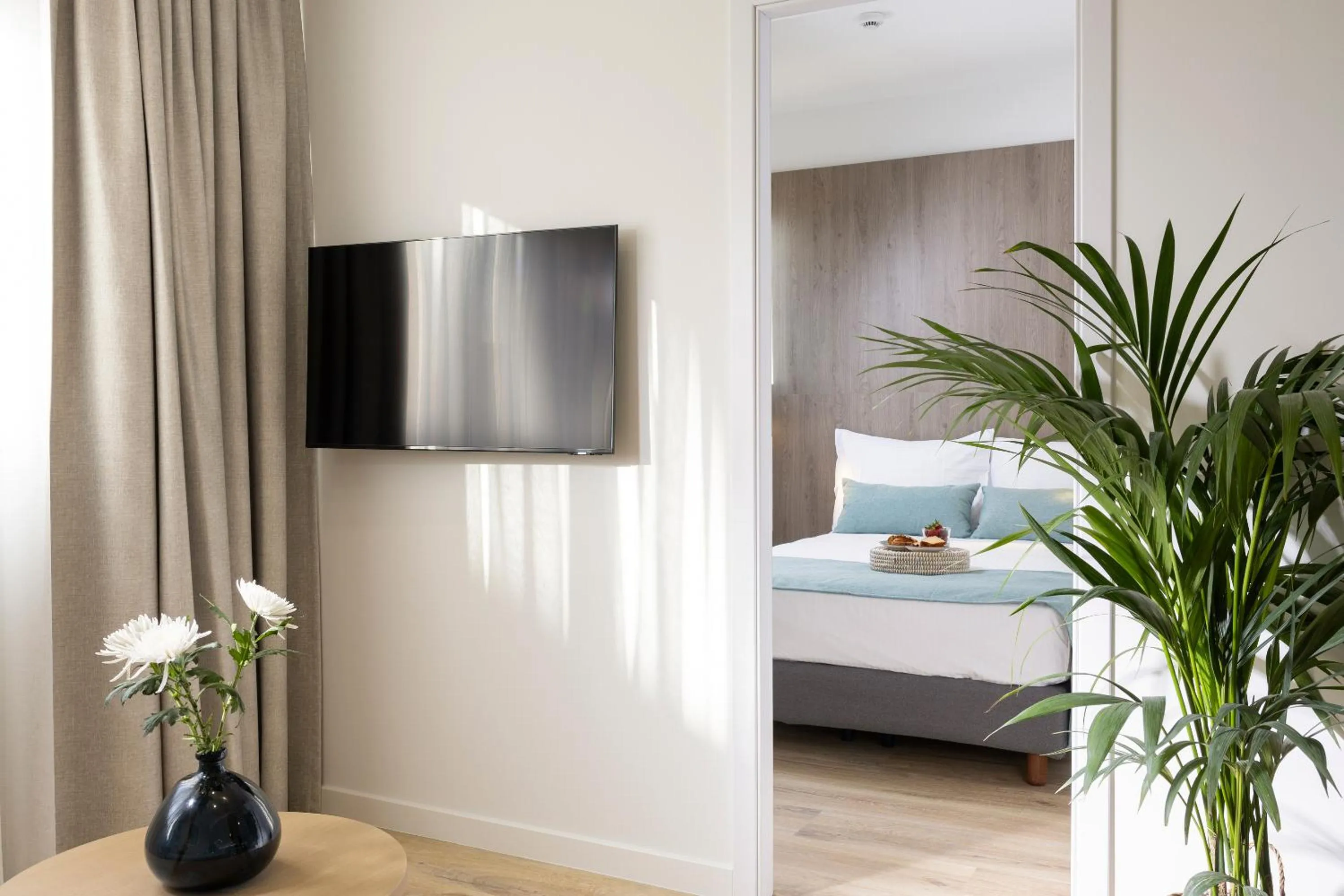 Bedroom, Bed in Hestia - Asklipiou 9