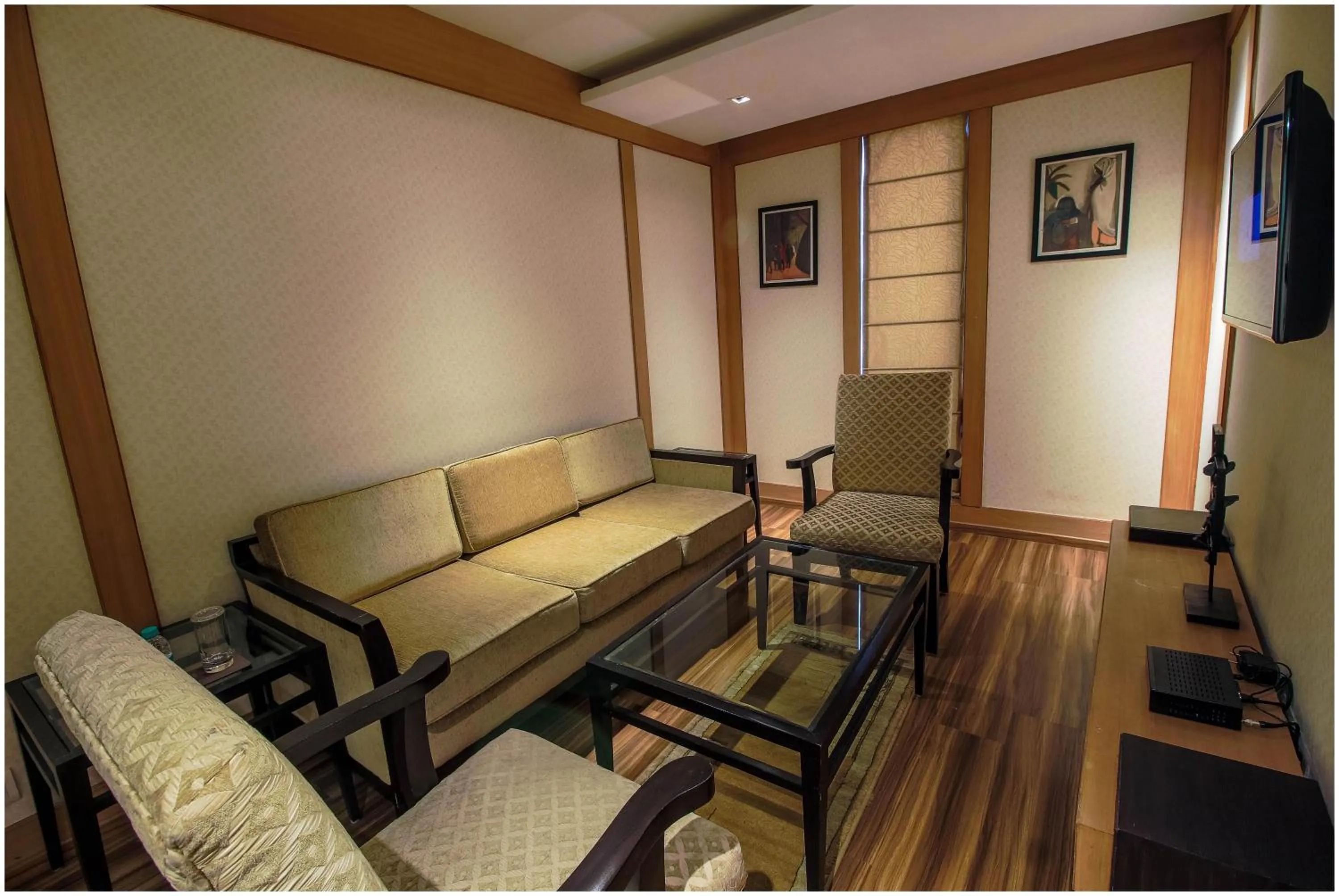 Living room in The Nikunj Hotels