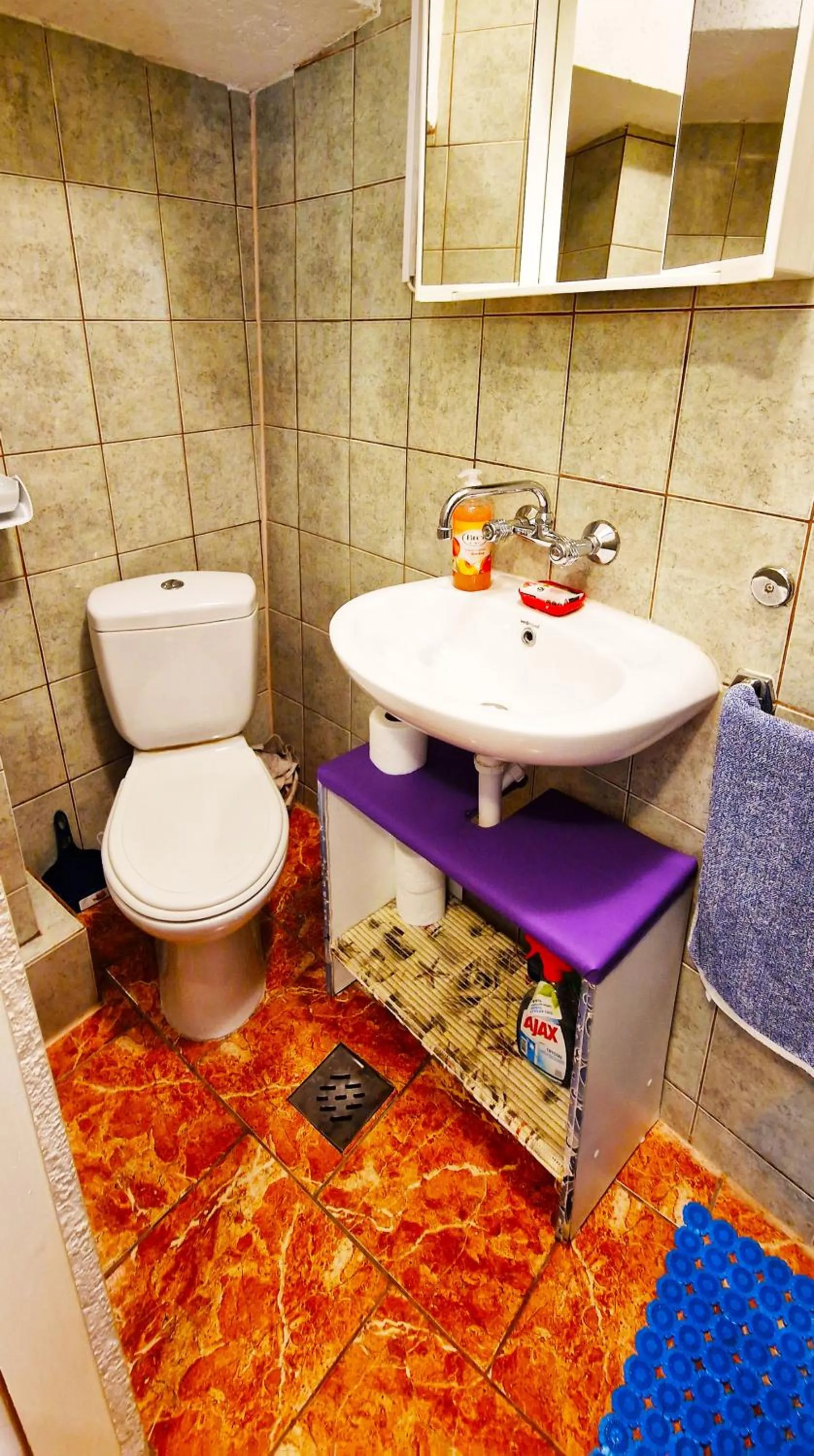 Shower in Croparadise Hostel