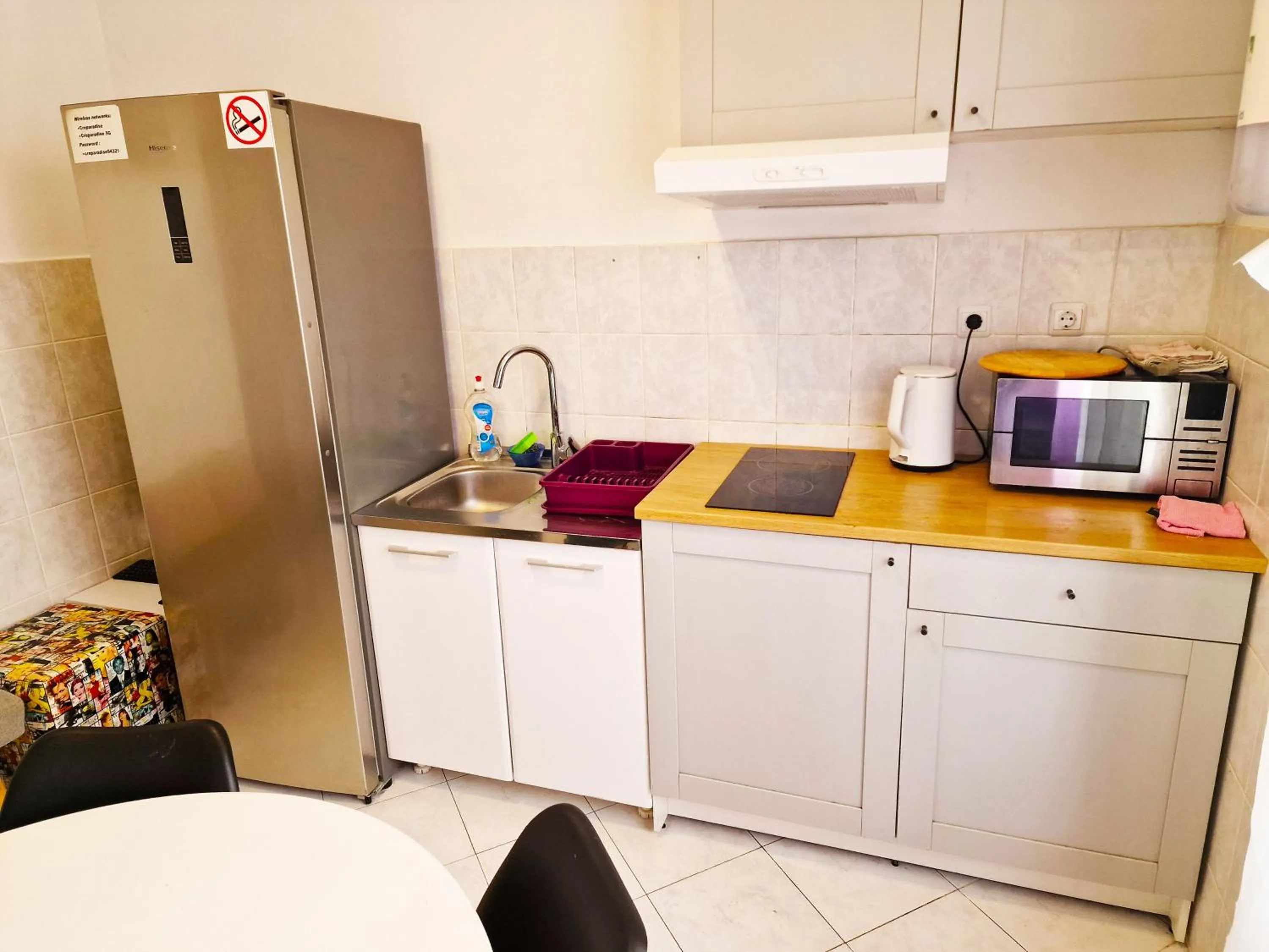 Kitchen or kitchenette in Croparadise Hostel