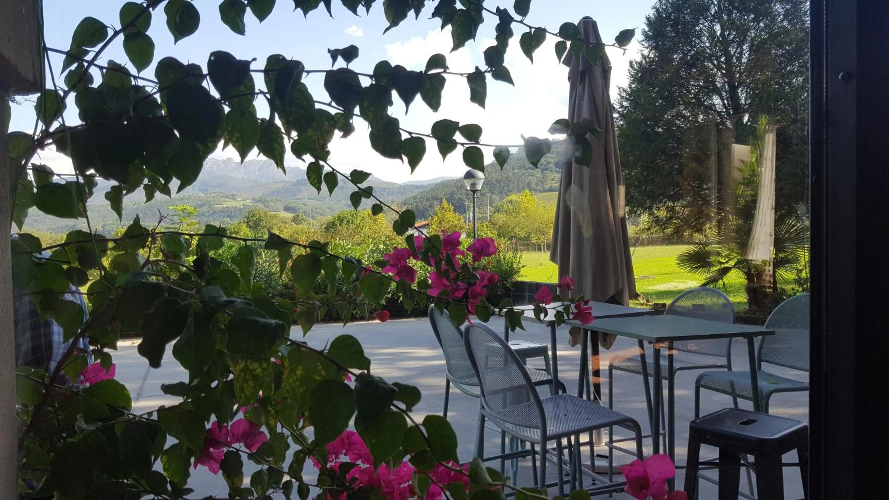 Garden view in Usategieta