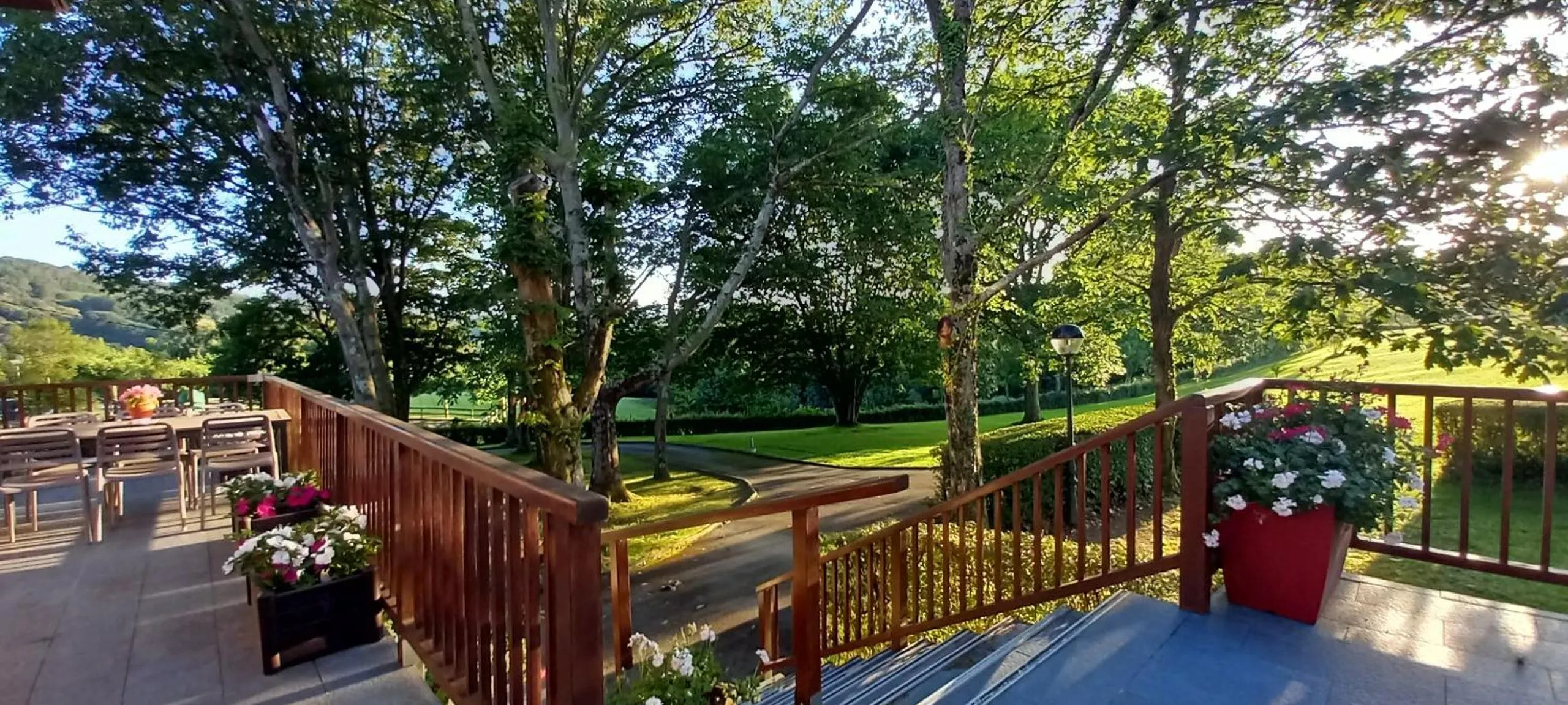 Garden view in Usategieta