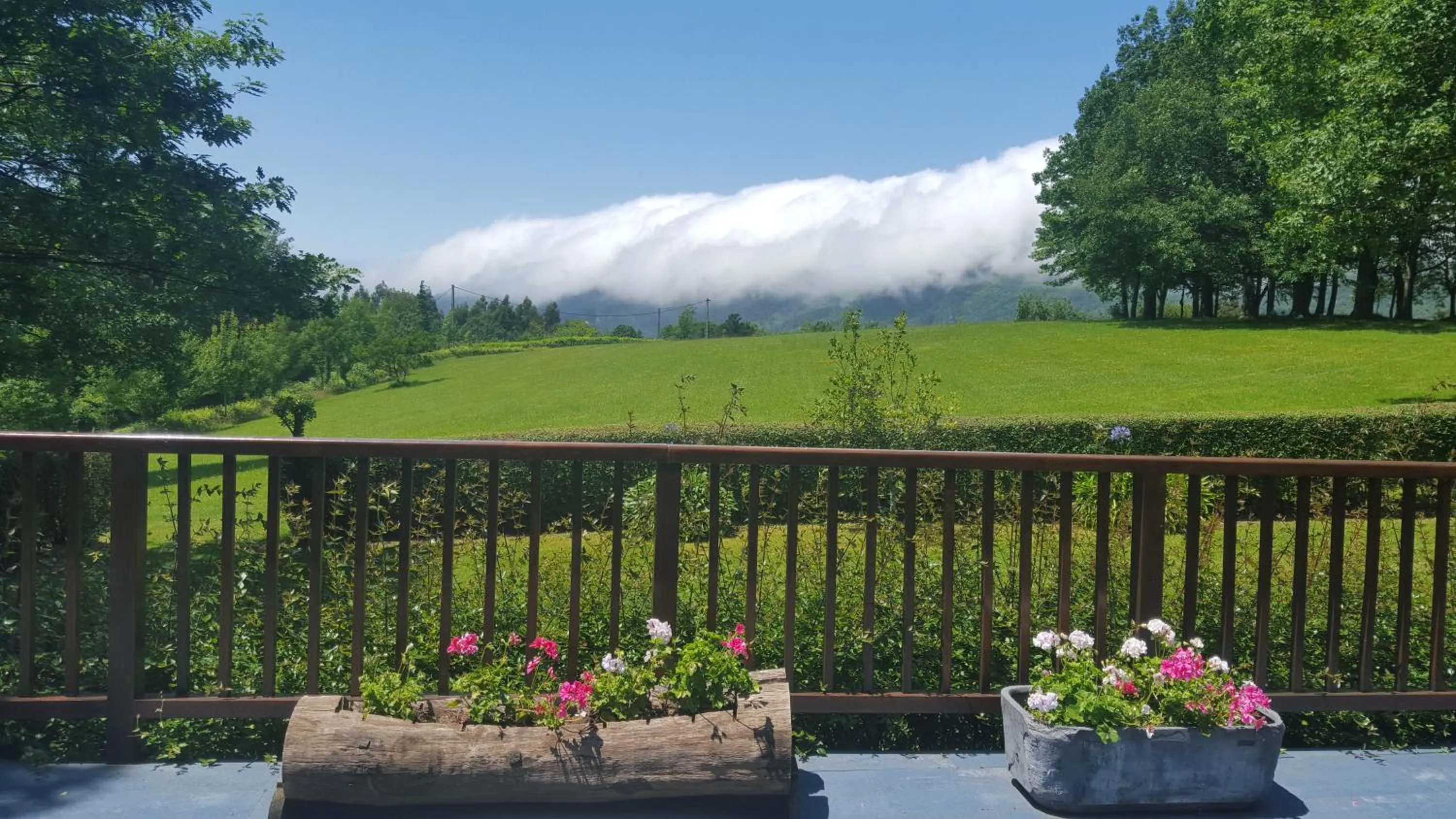 Garden view in Usategieta