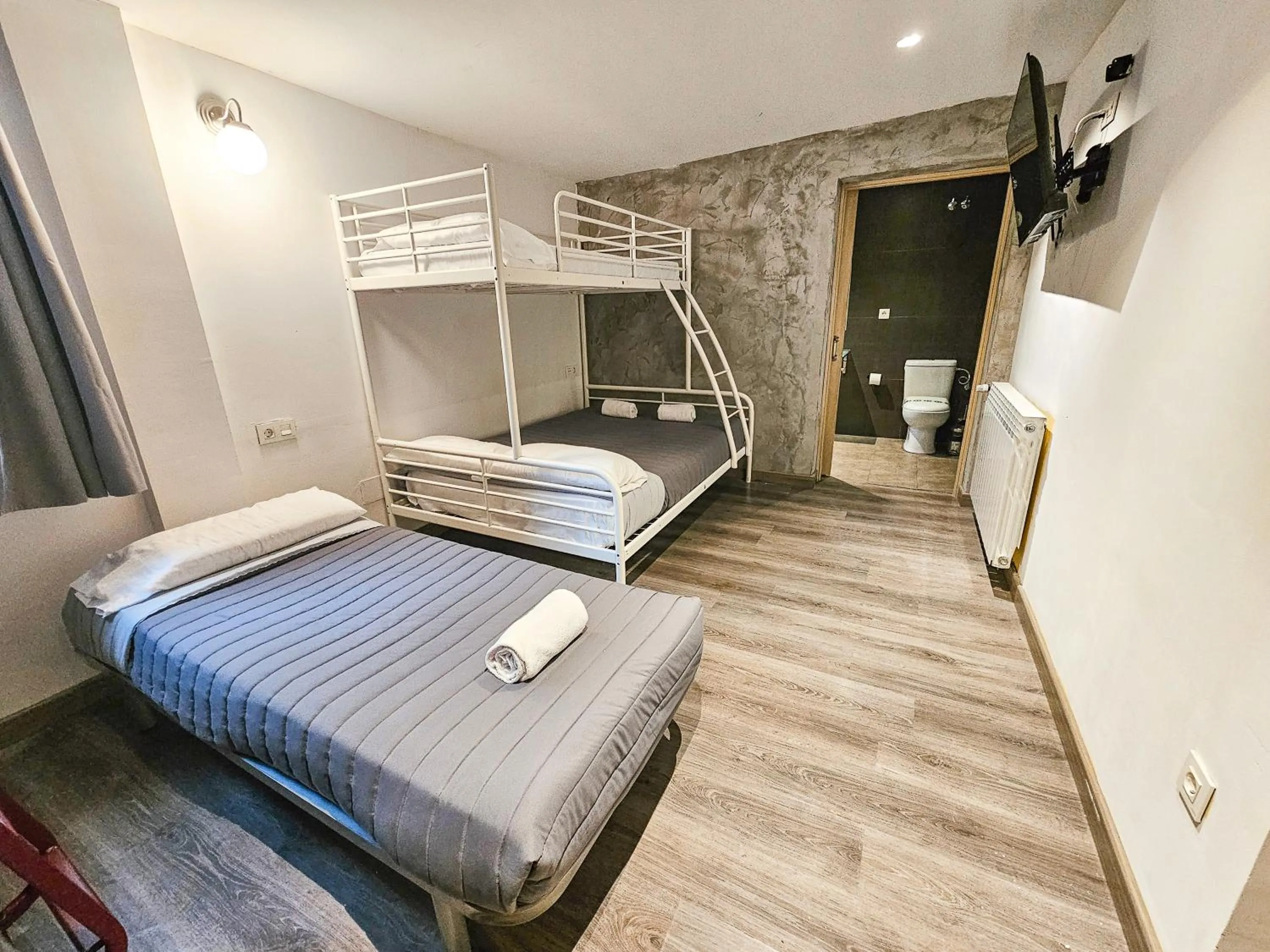 Bed in SOLOPUENT Hotel Rural