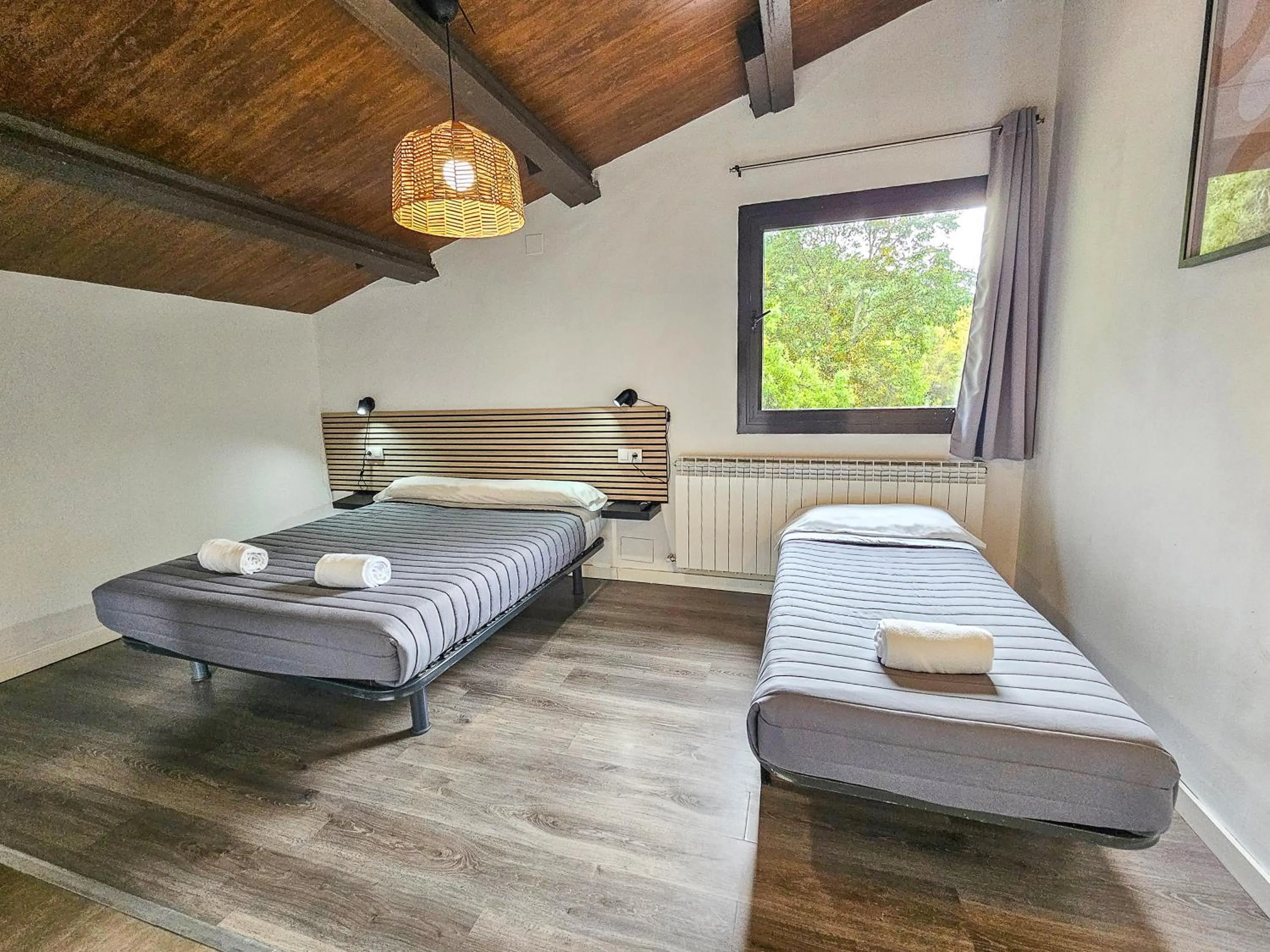 Bed in SOLOPUENT Hotel Rural