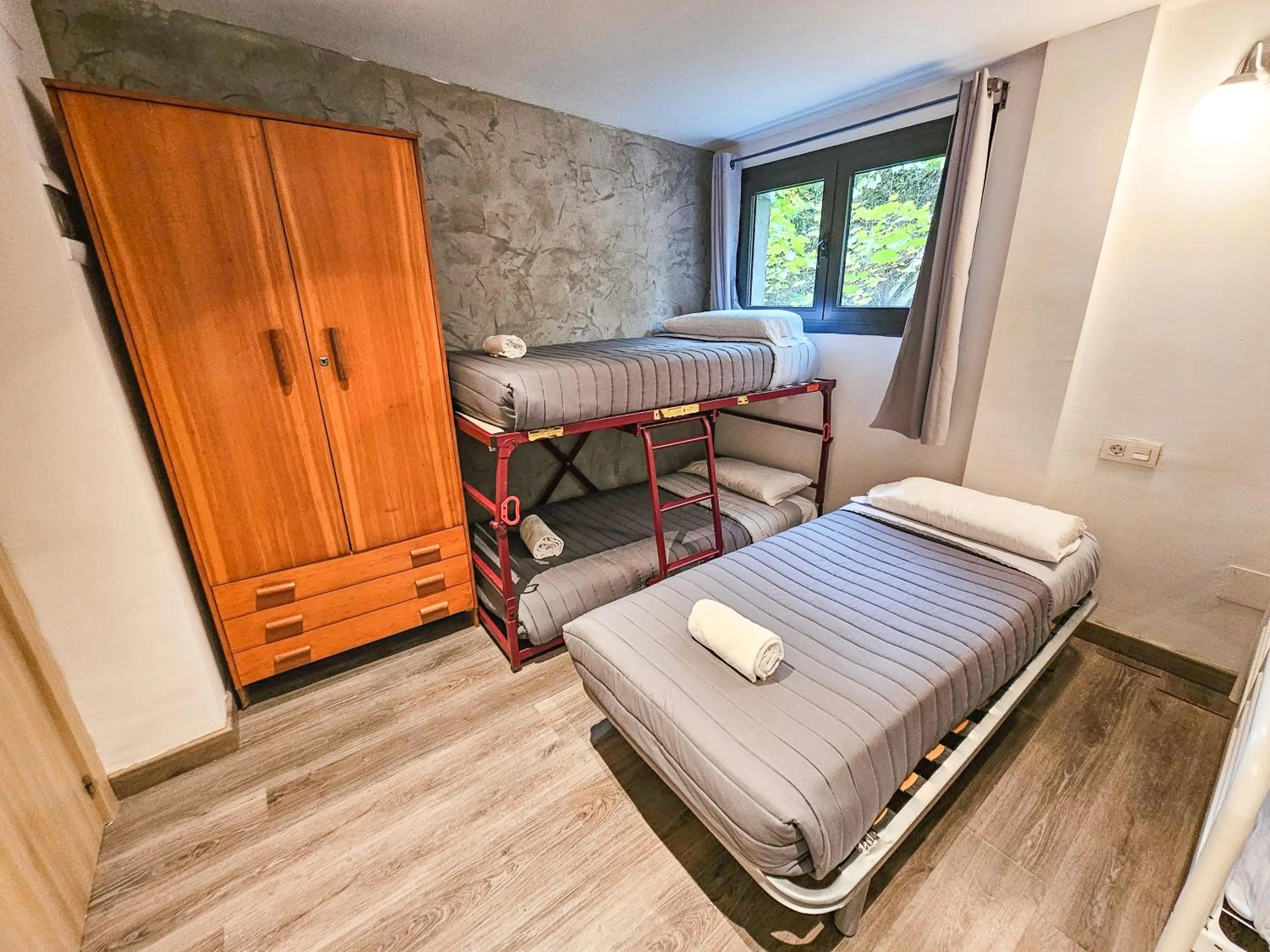 Bed in SOLOPUENT Hotel Rural