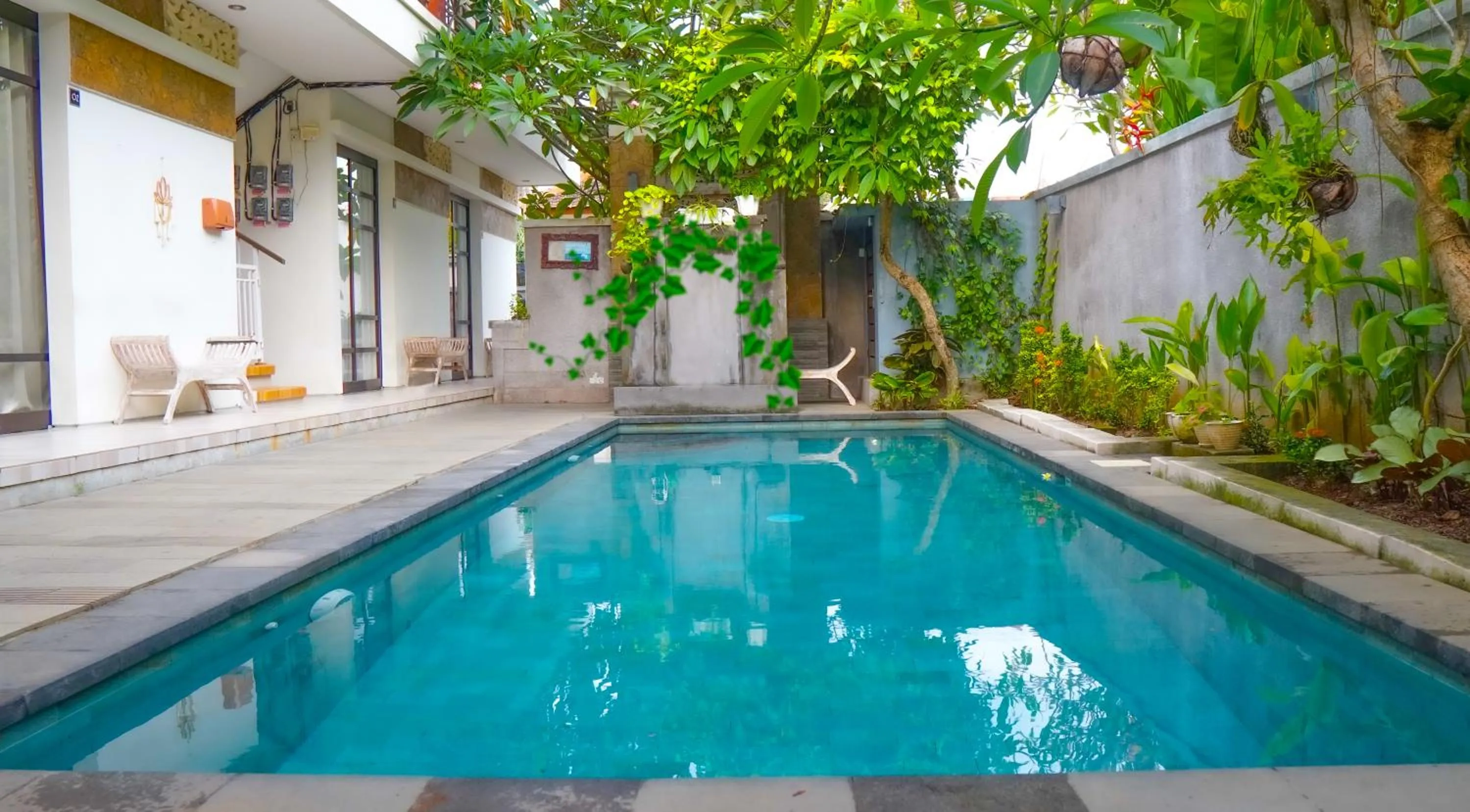 Pool view in Dirga's House Sanur View by EPS