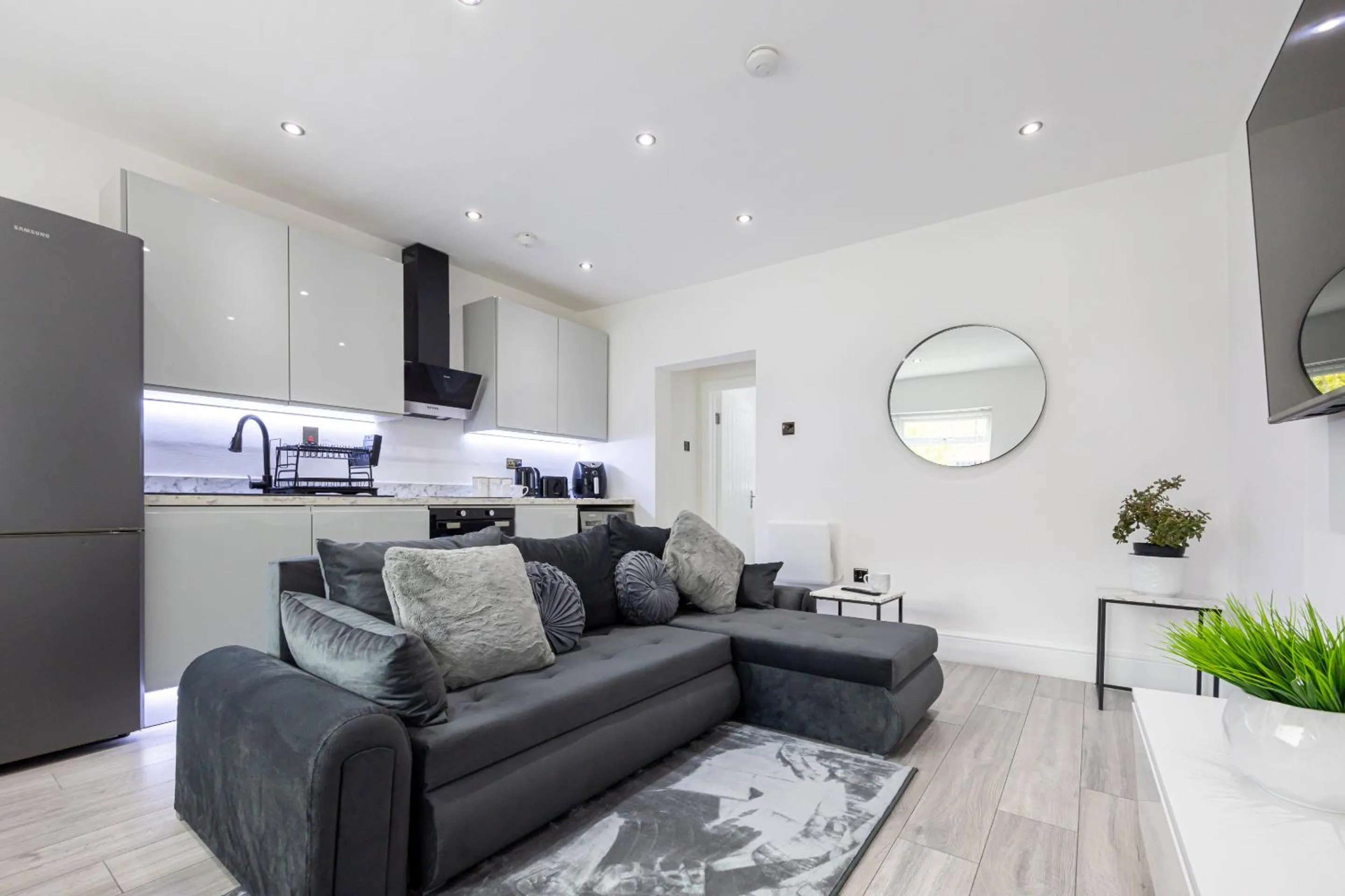 Living room in WestPoint Luxury Apartment