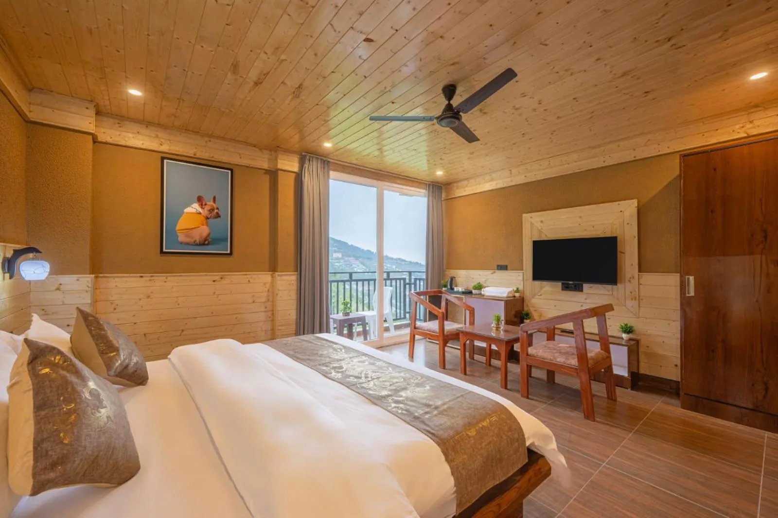 Bed in The Kufri Retreat