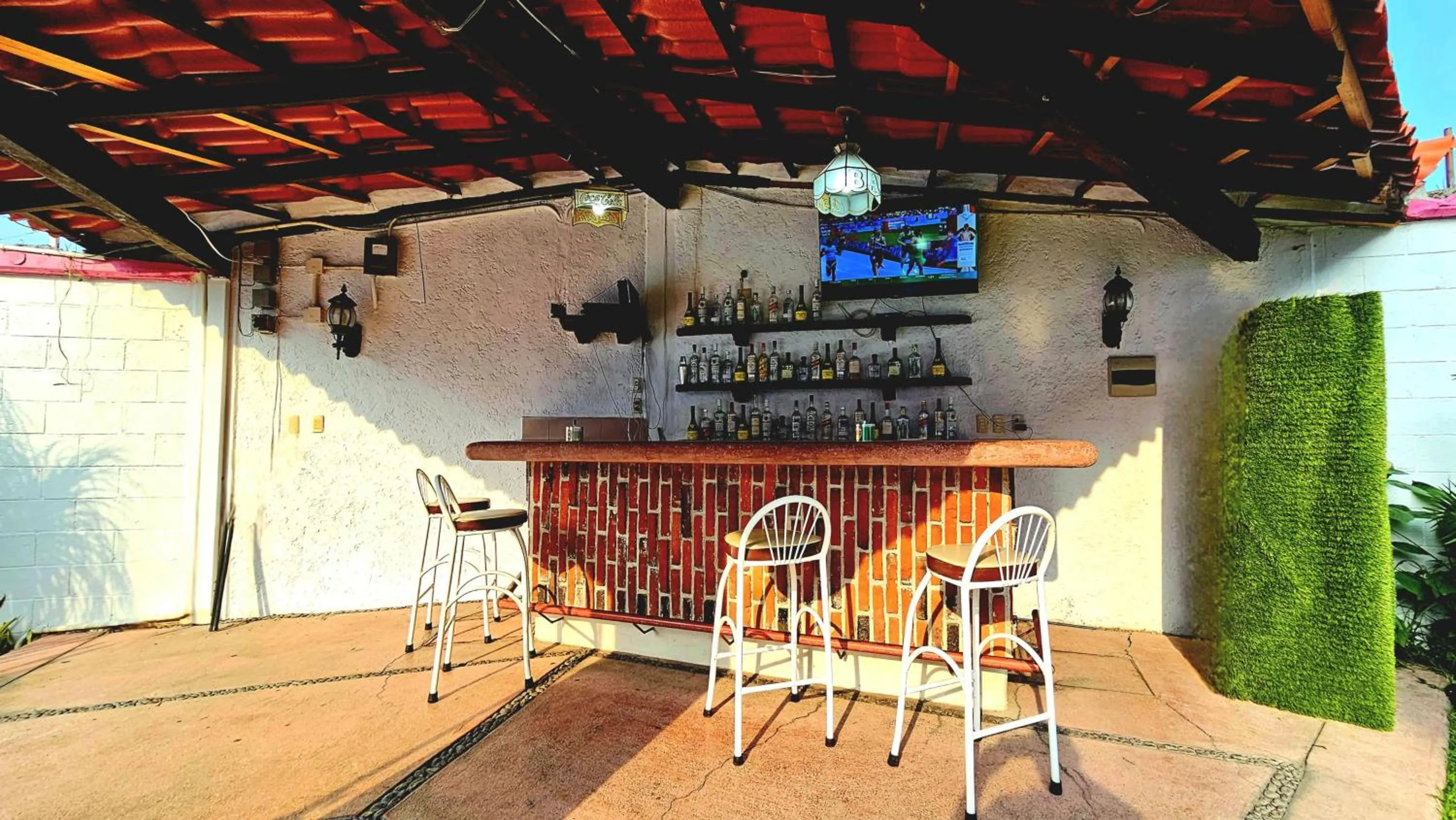 Lounge or bar in Hotel Hacienda del Rio Oaxtepec