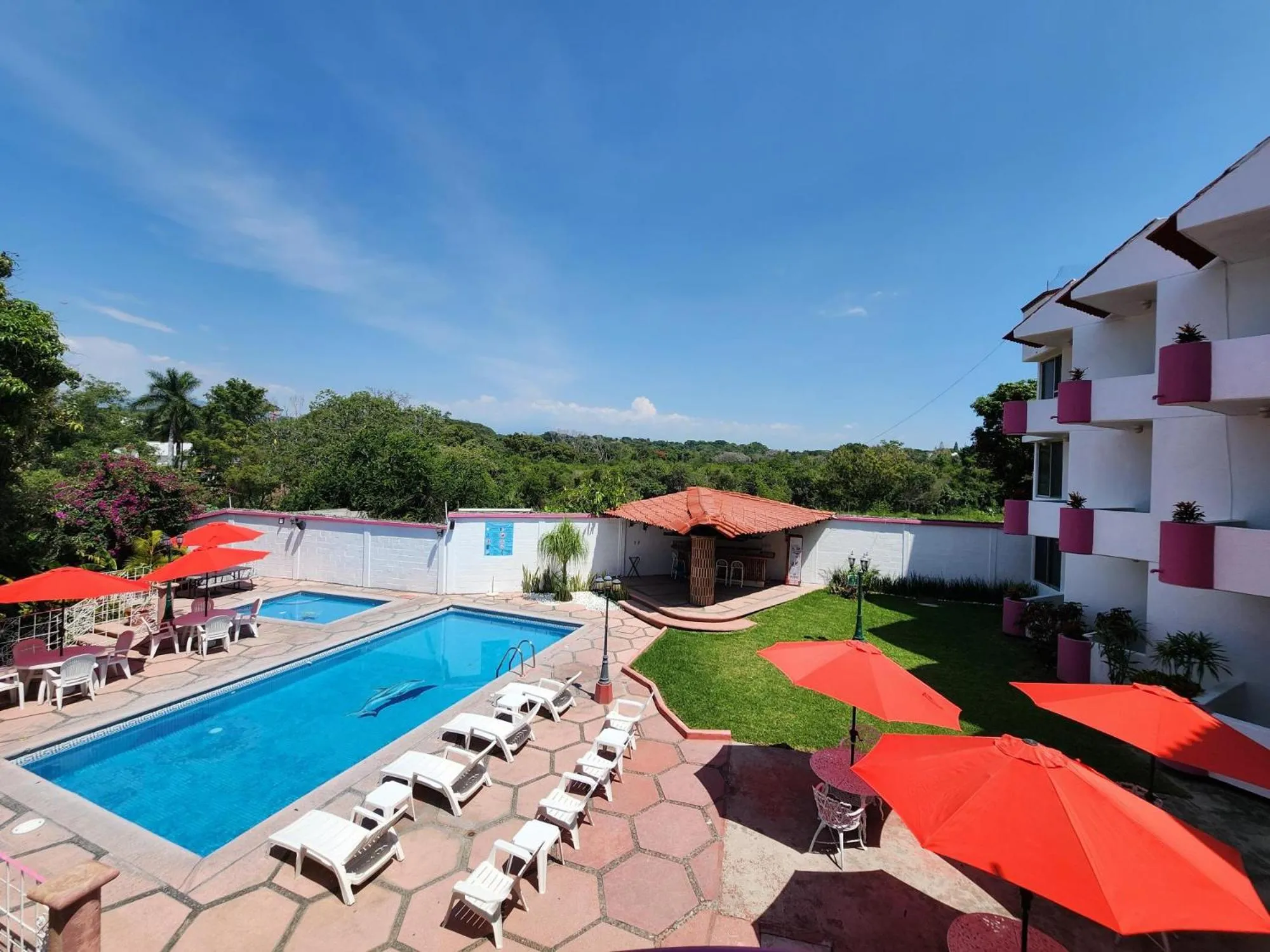 Natural landscape in Hotel Hacienda del Rio Oaxtepec