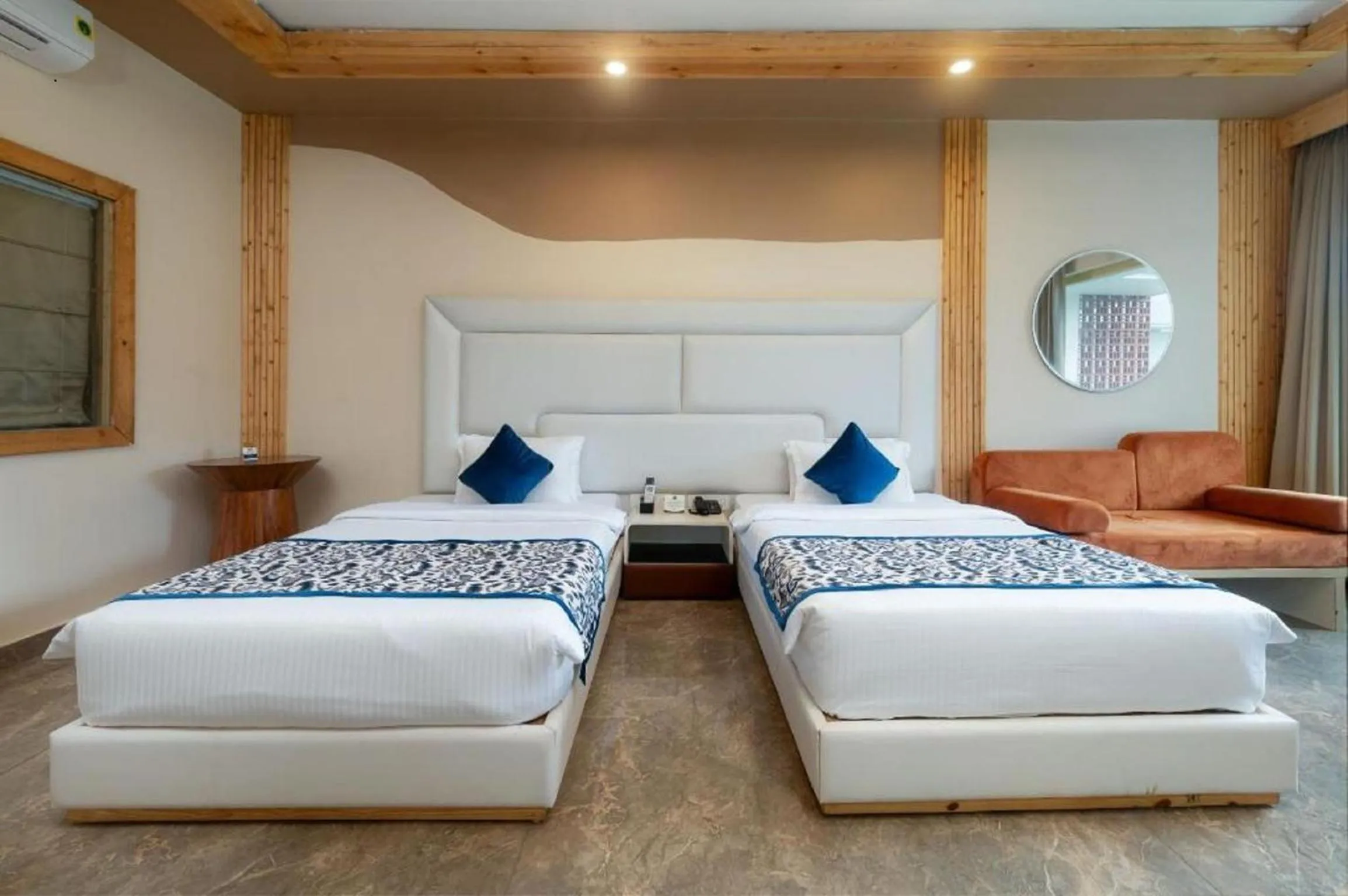Bedroom, Bed in Grand Continent Morjim