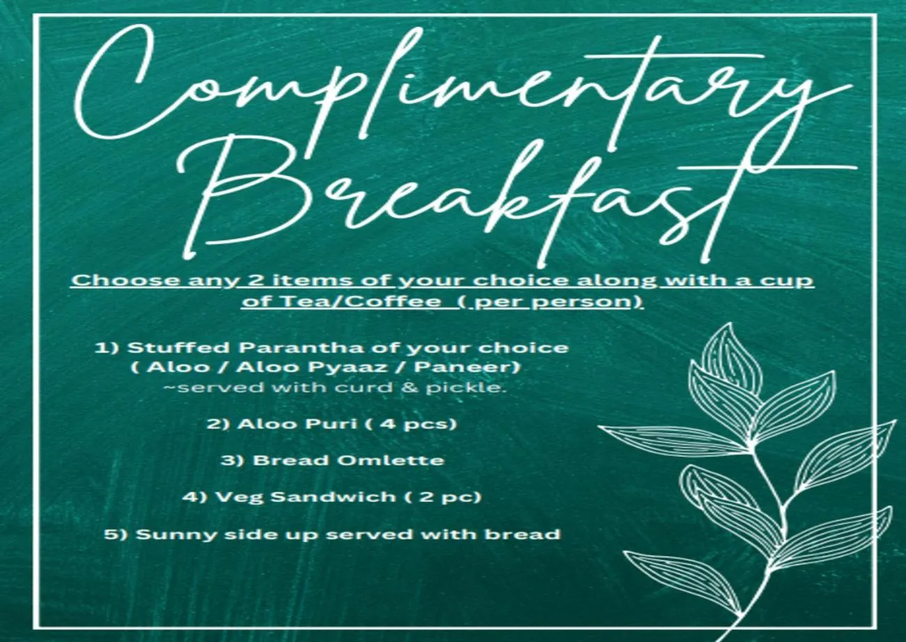 Breakfast in Saanjh Cottages