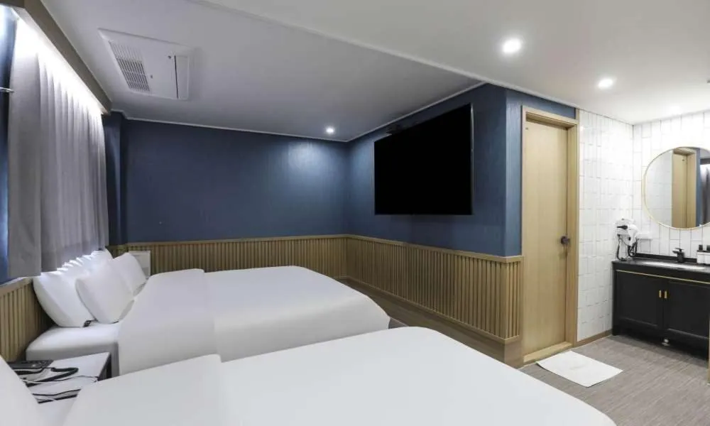 Bed in JECHEON No 25 HOTEL
