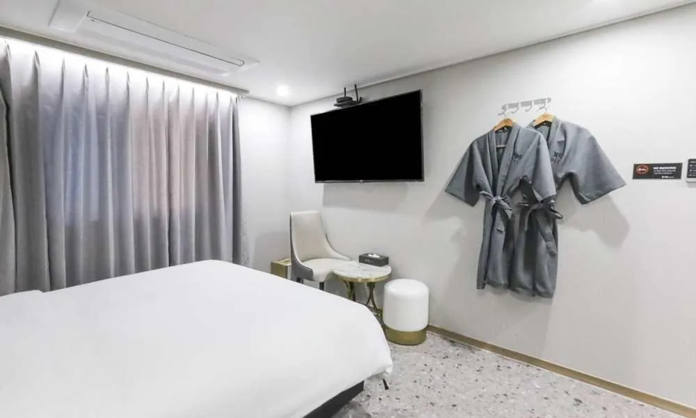 Bed in JECHEON No 25 HOTEL