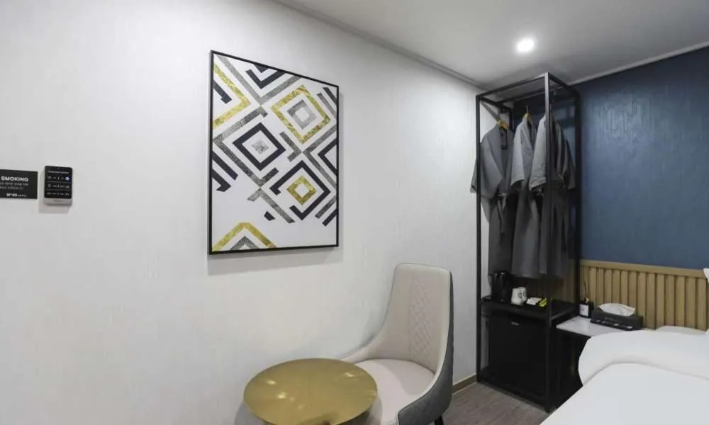 Bed in JECHEON No 25 HOTEL