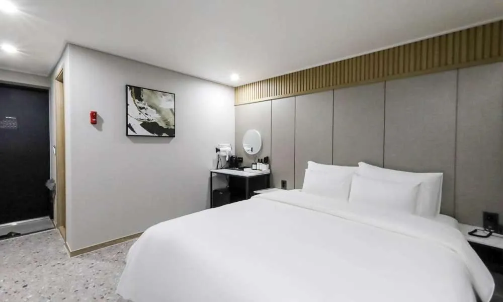 Bed in JECHEON No 25 HOTEL