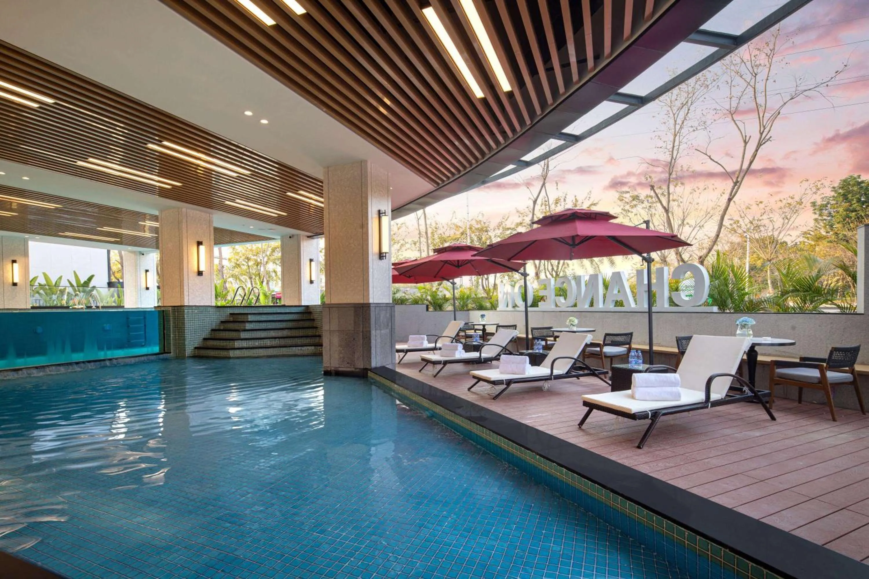 Pool view in Ramada by Wyndham Xishuangbanna Jinghong