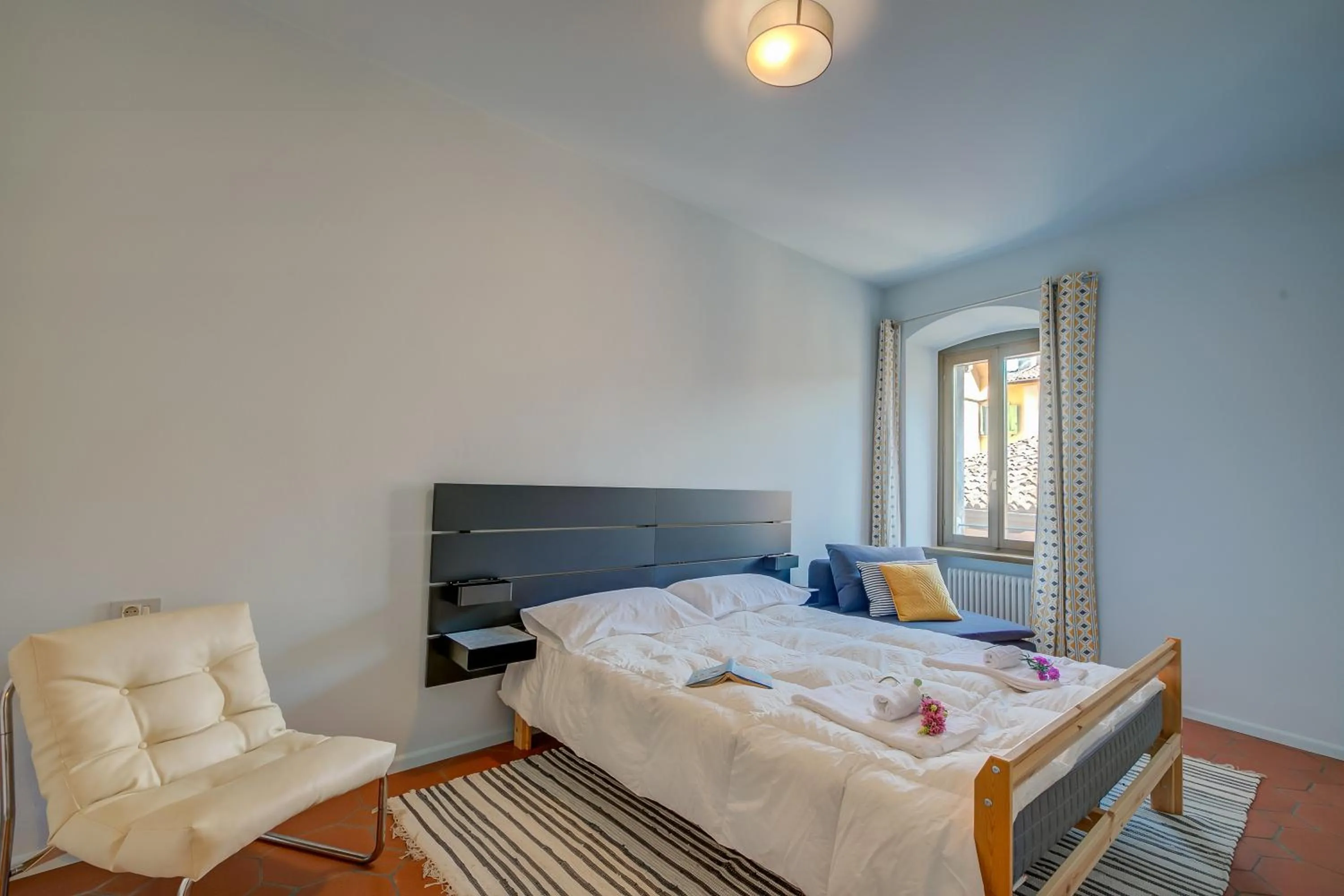 Bedroom, Bed in Casa Francesca - Happy Rentals