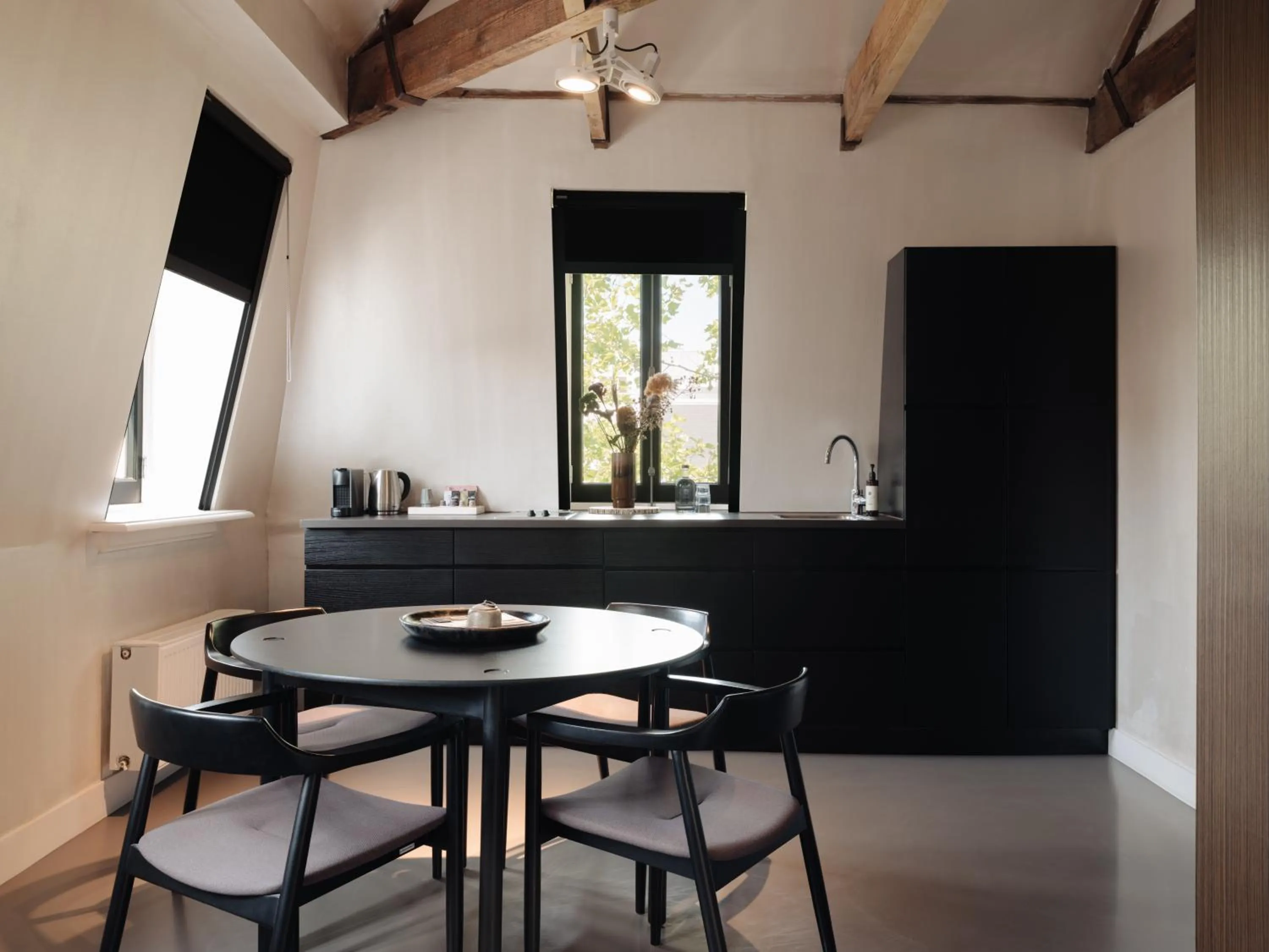 Kitchen or kitchenette in Hotel V Frederiksplein