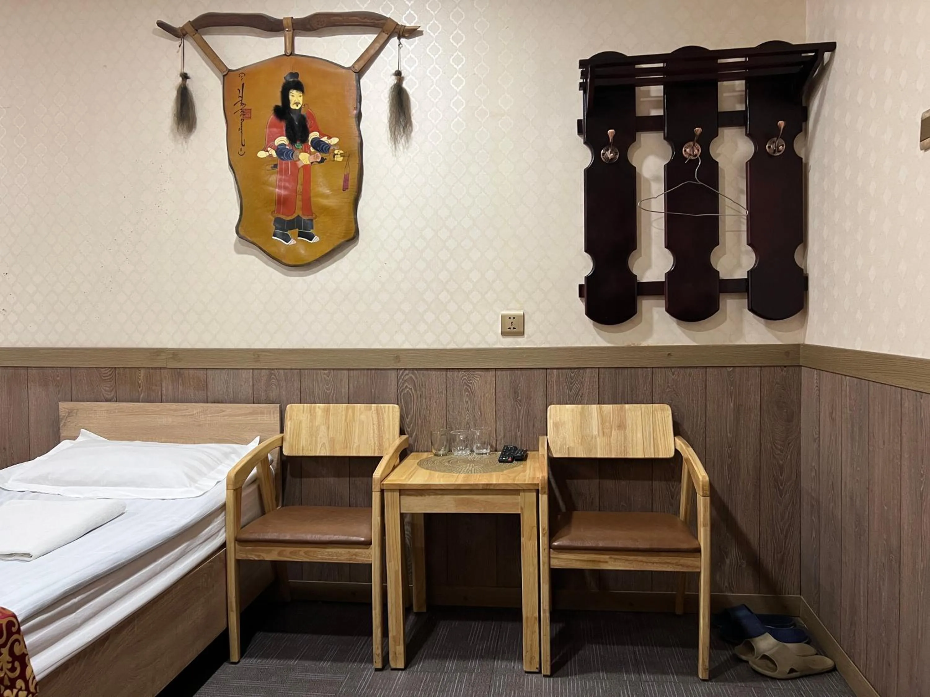 Seating area, Bed in Negdelchin Hotel & Service Apartment