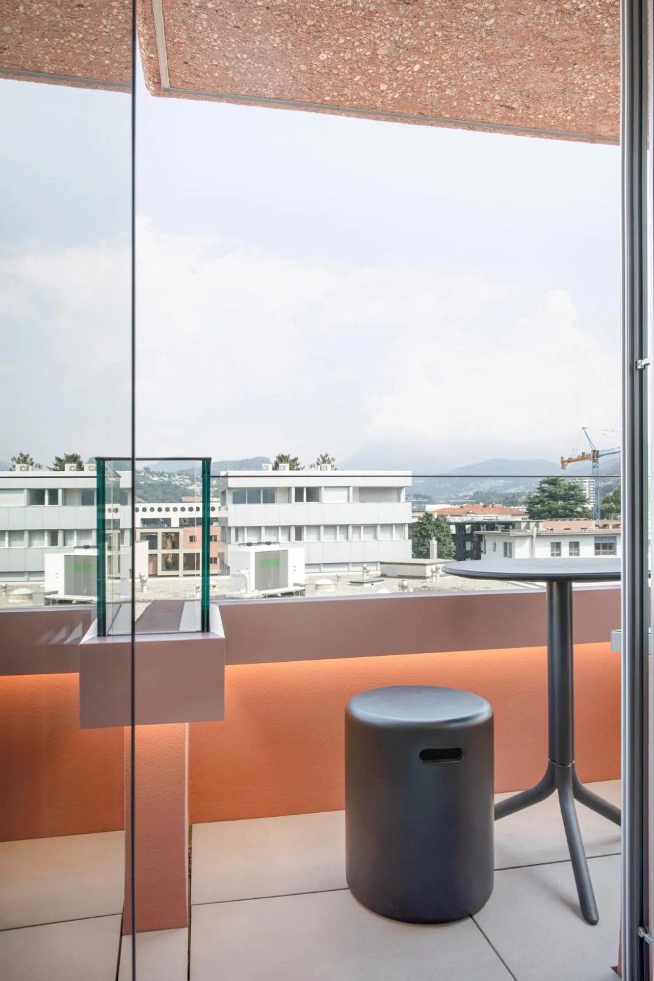 Balcony/Terrace in VISIONAPARTMENTS Lugano - contactless check-in
