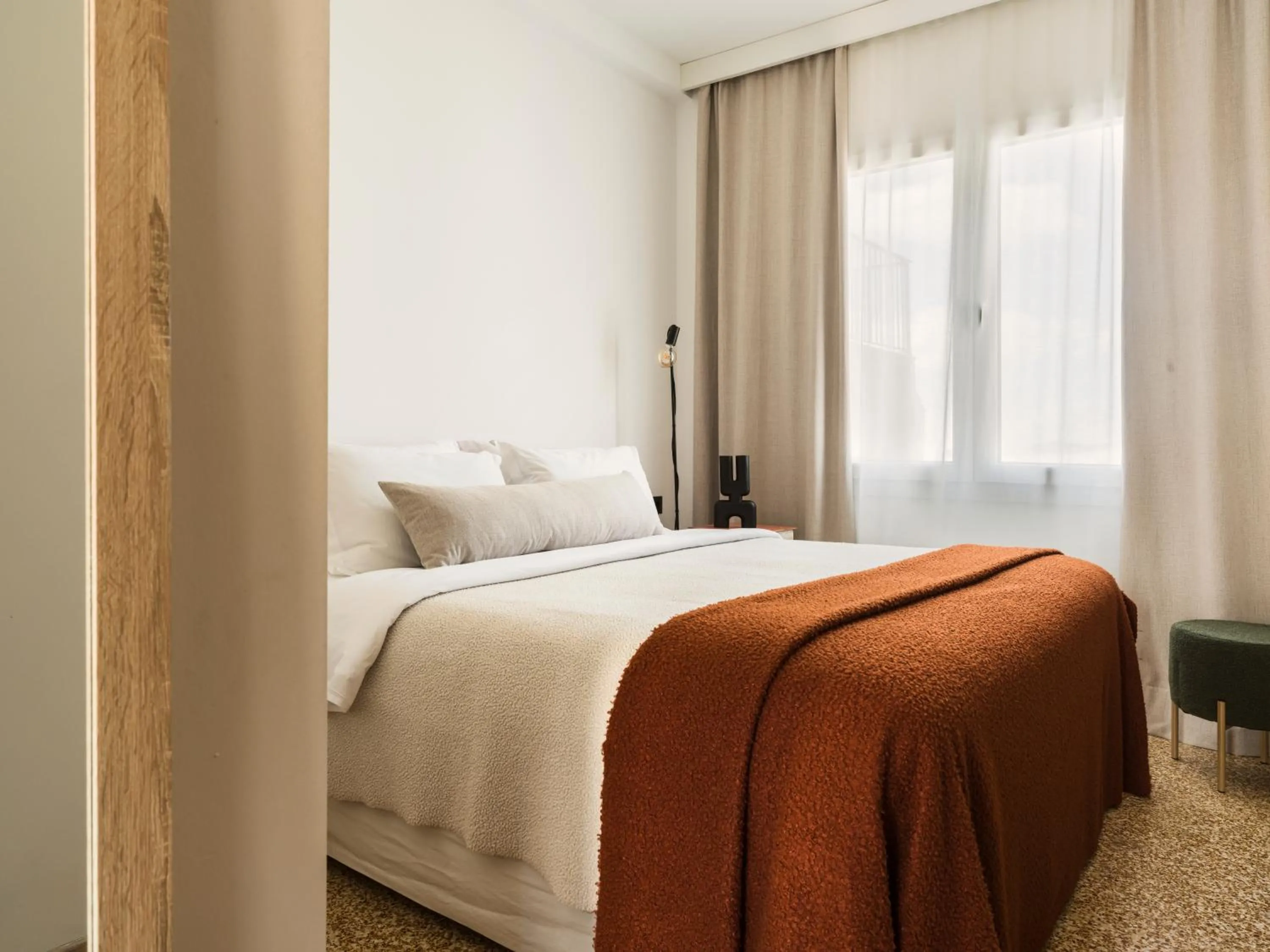 Bed in Anasa Hotel Athens