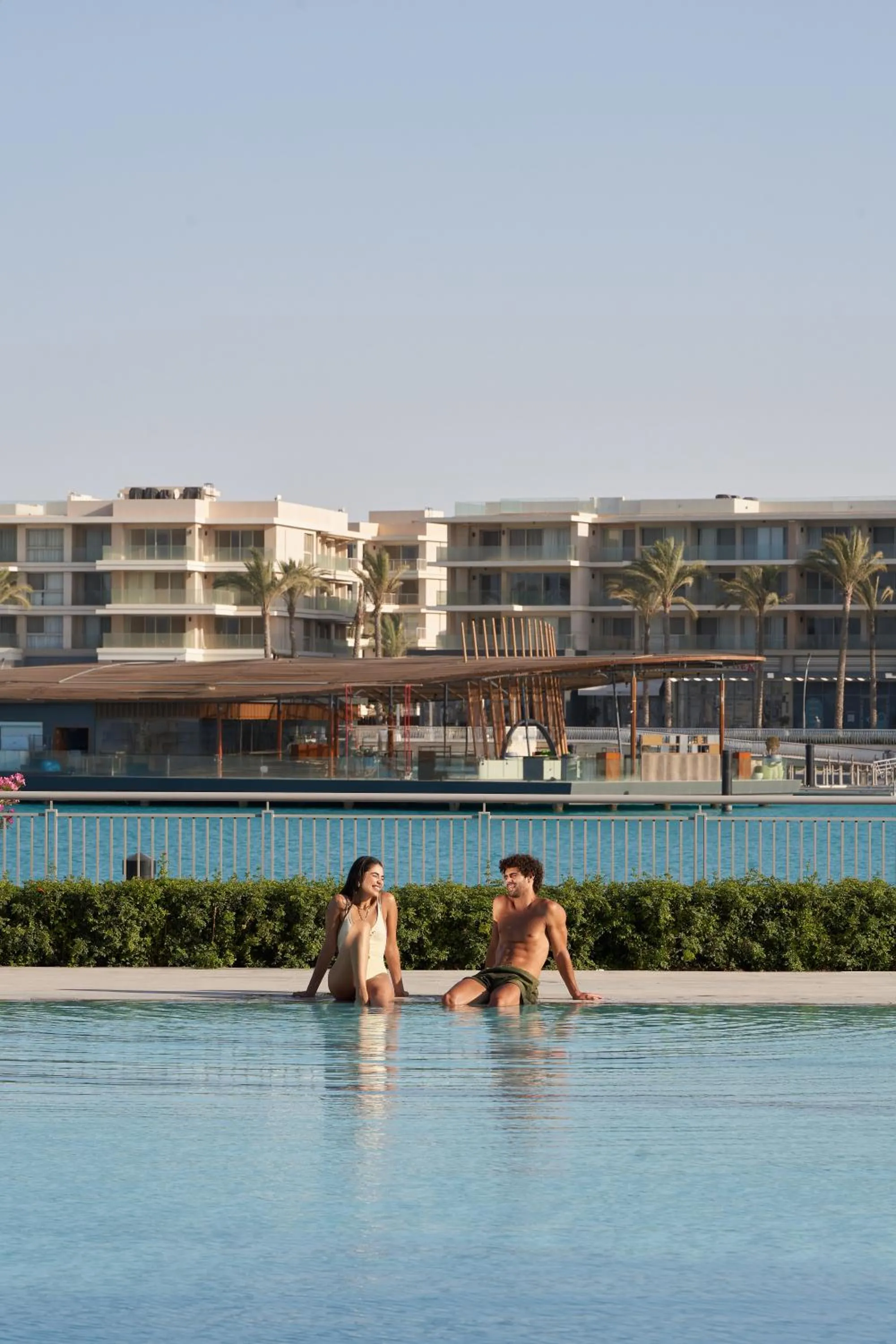 Swimming pool in Vida Marina Resort Marassi