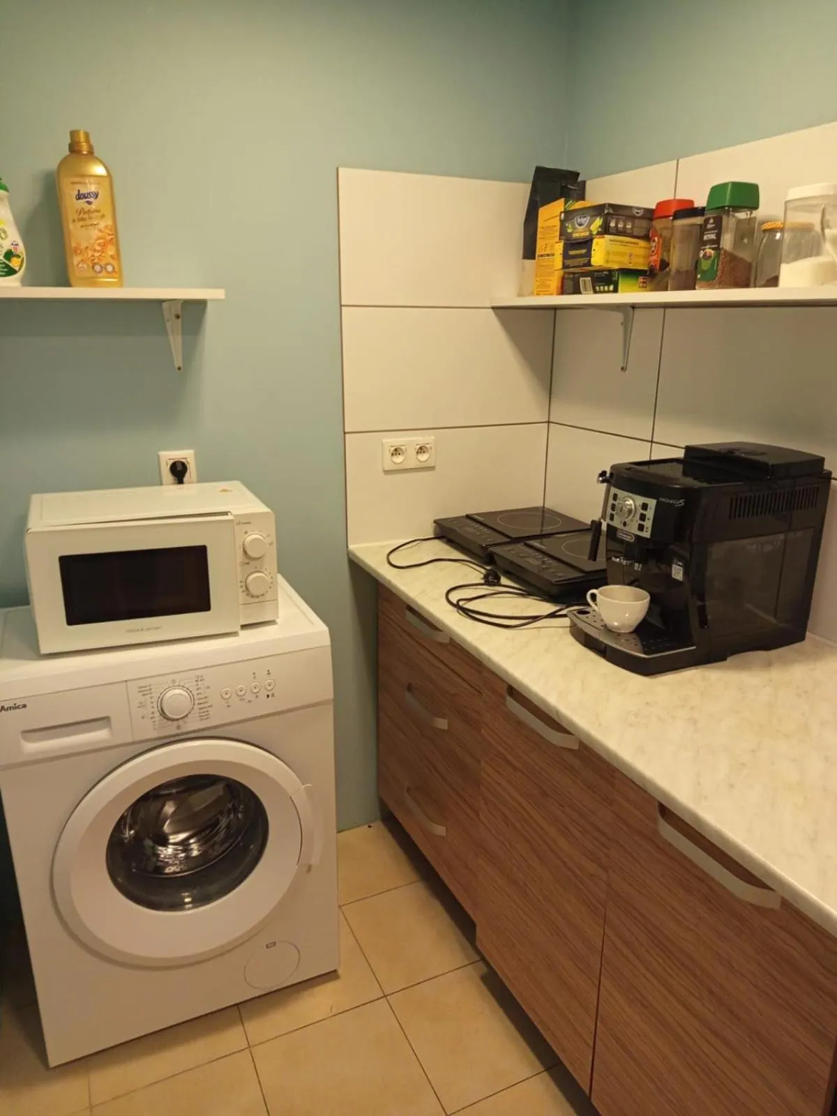 Coffee/tea facilities in Hostel Rakietka