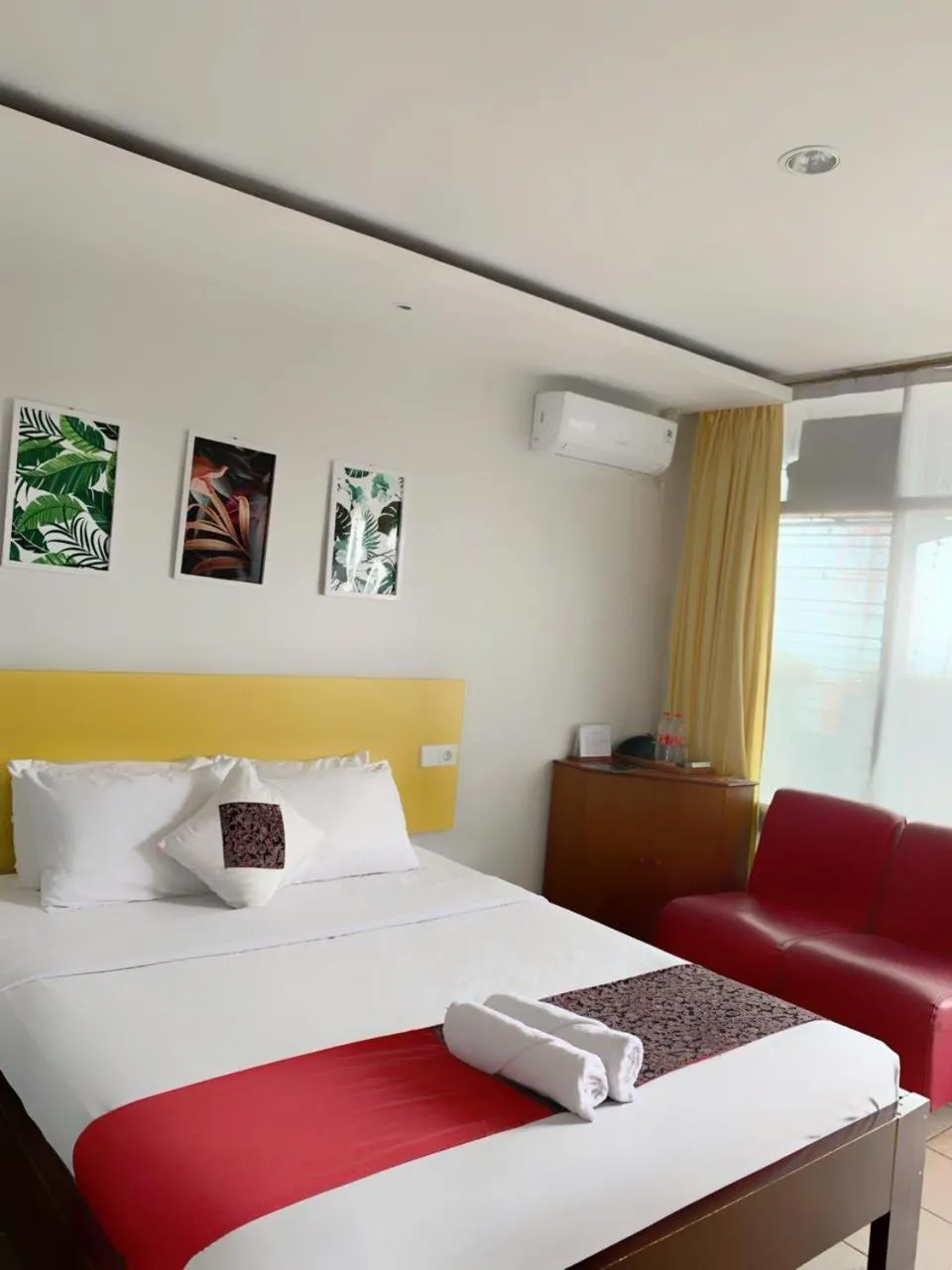 Bed in Kusma Hotel Bandungan Semarang