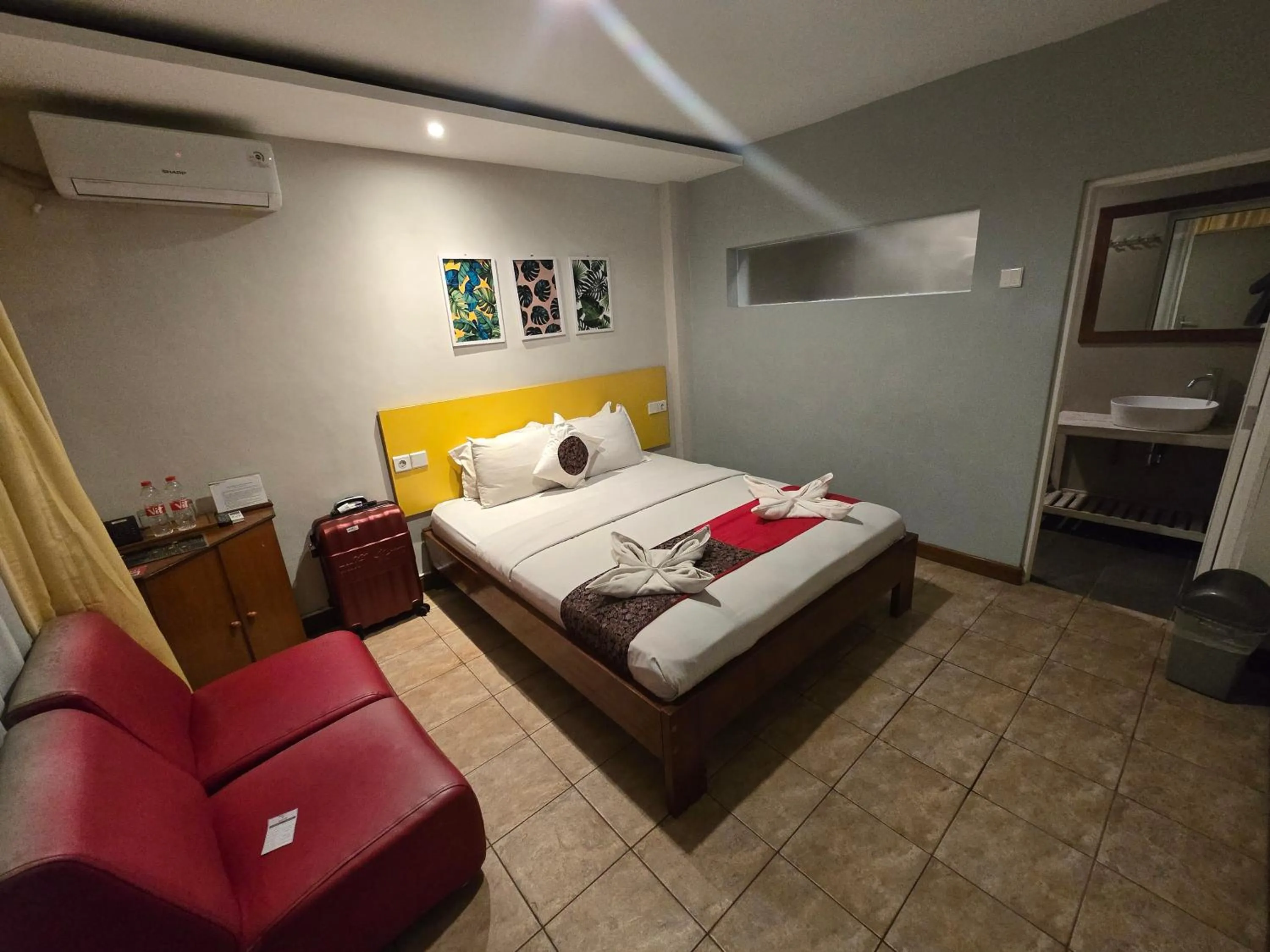 Bed in Kusma Hotel Bandungan Semarang