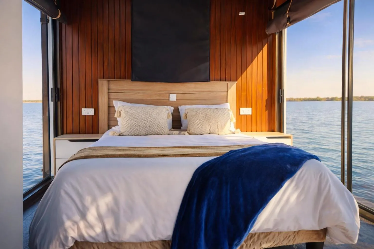 Bed in Rustiek Hotel