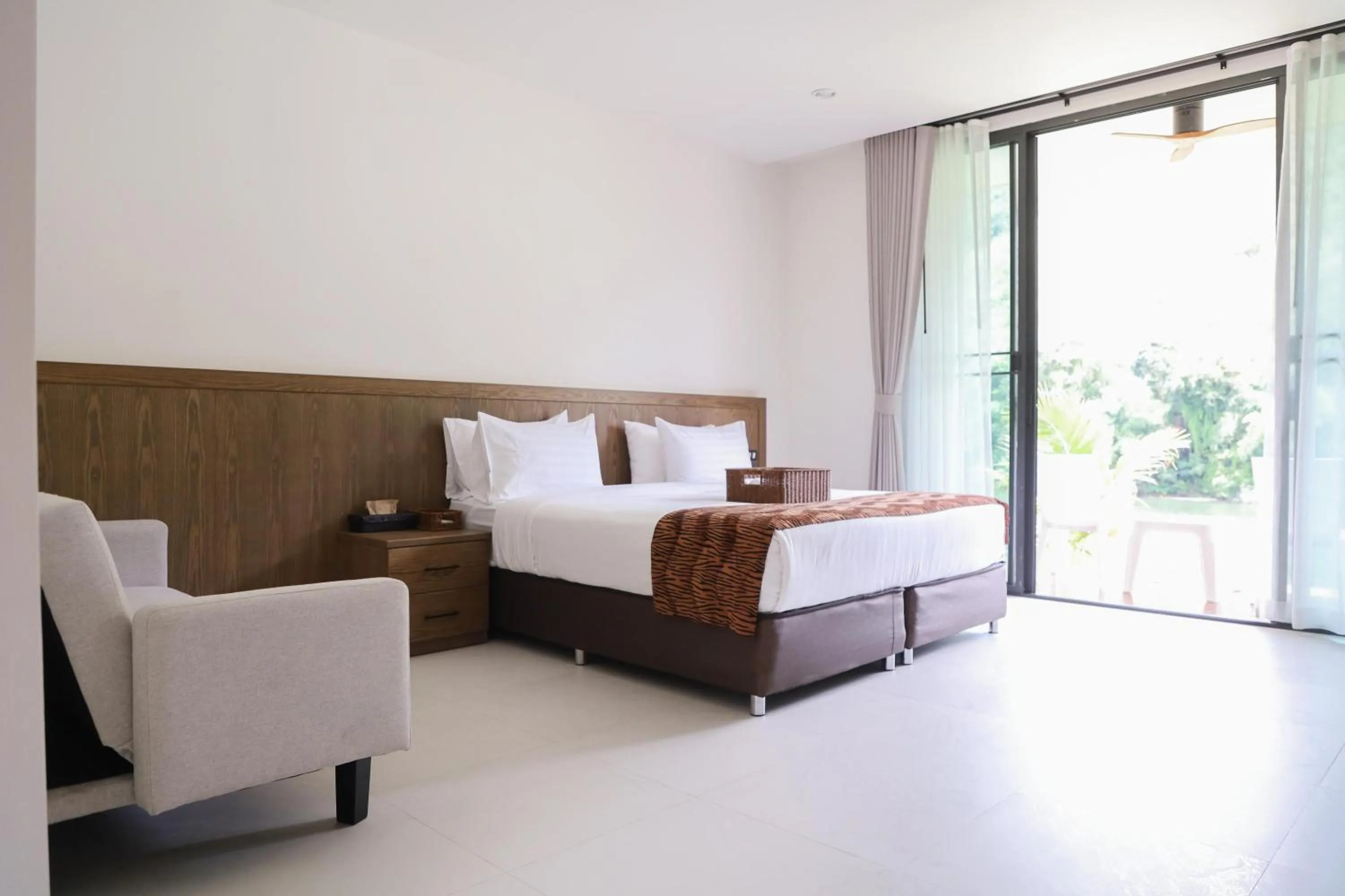 Bed in Tiger House River Kwai