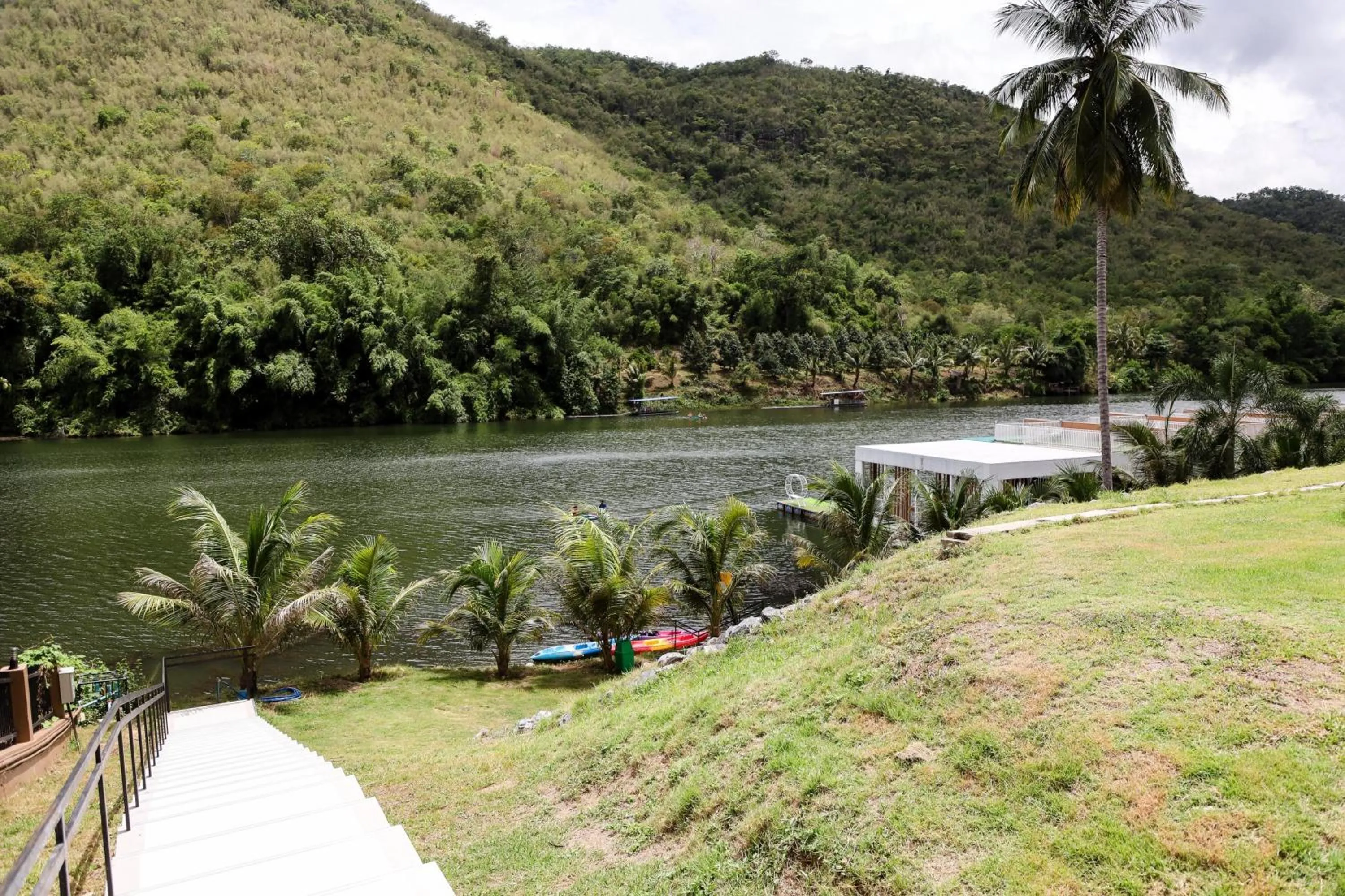 Natural landscape in Tiger House River Kwai