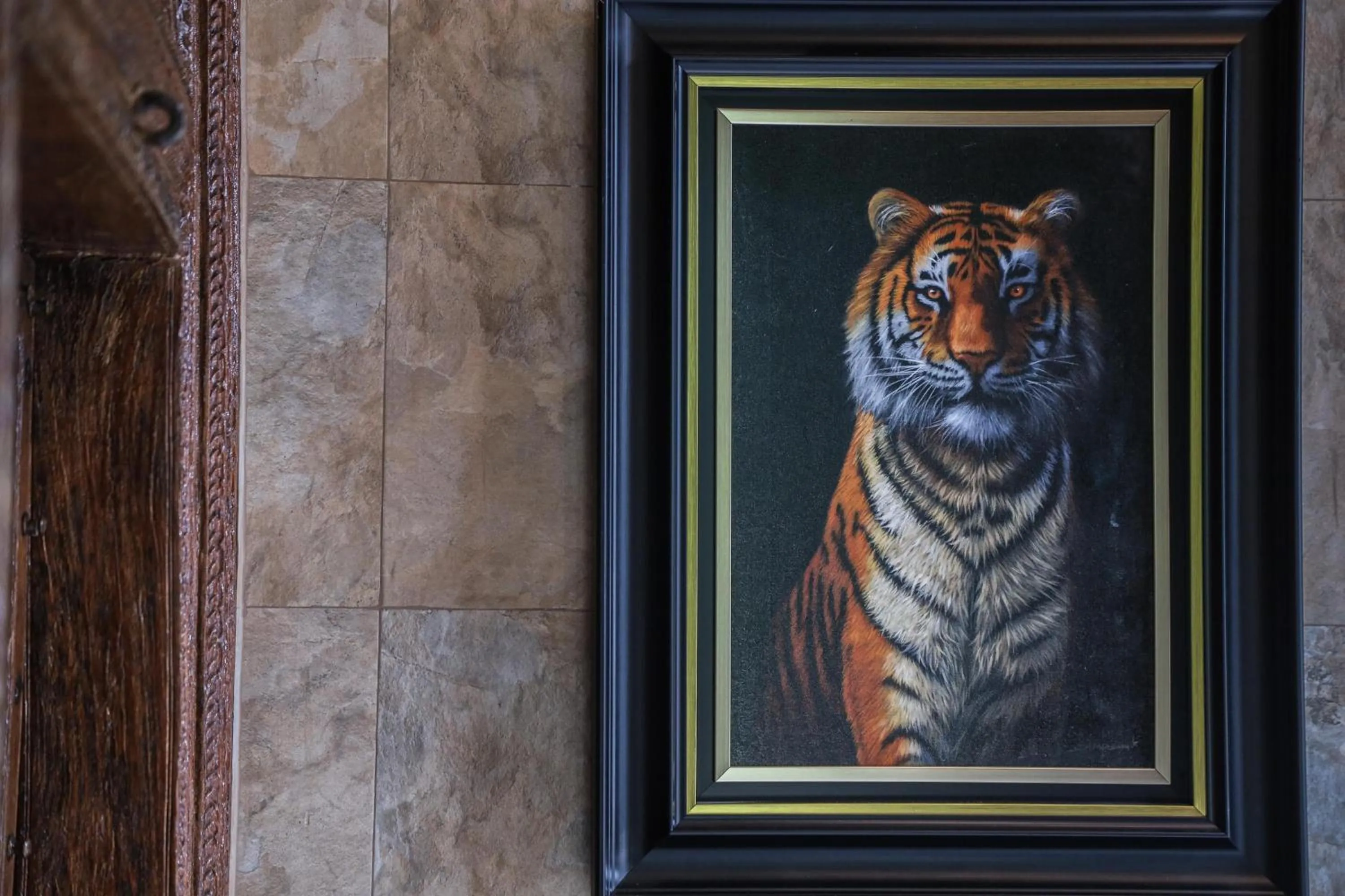 Decorative detail in Tiger House River Kwai