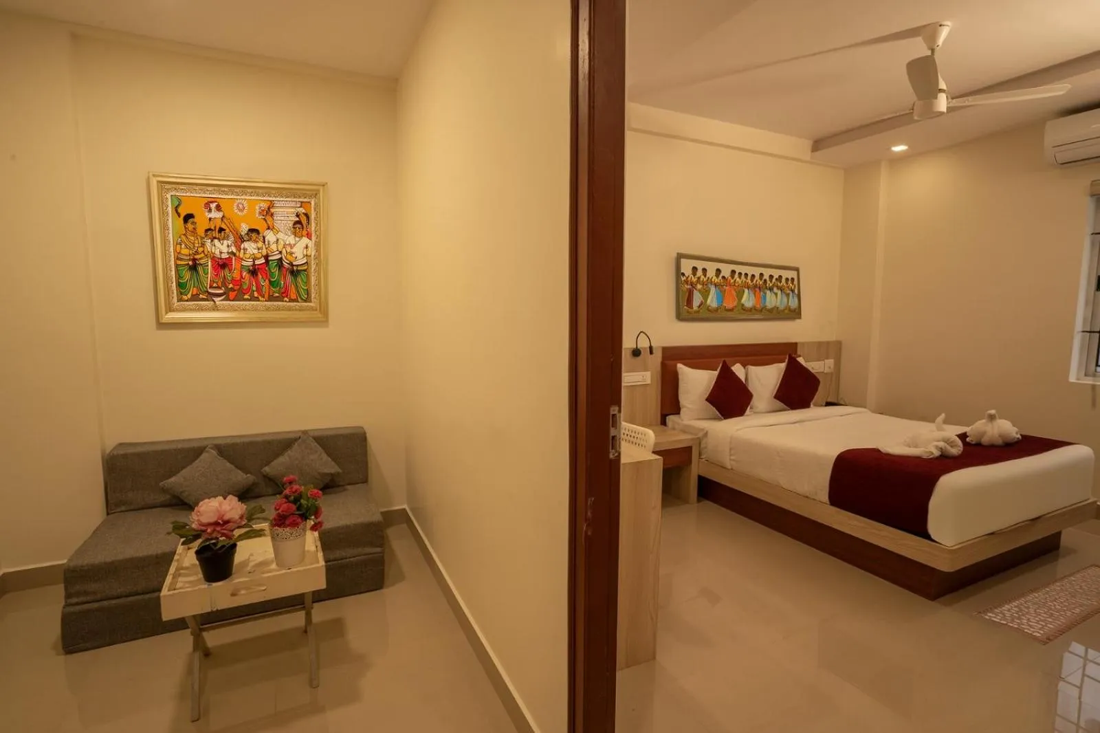 Bedroom, Bed in BR Residency