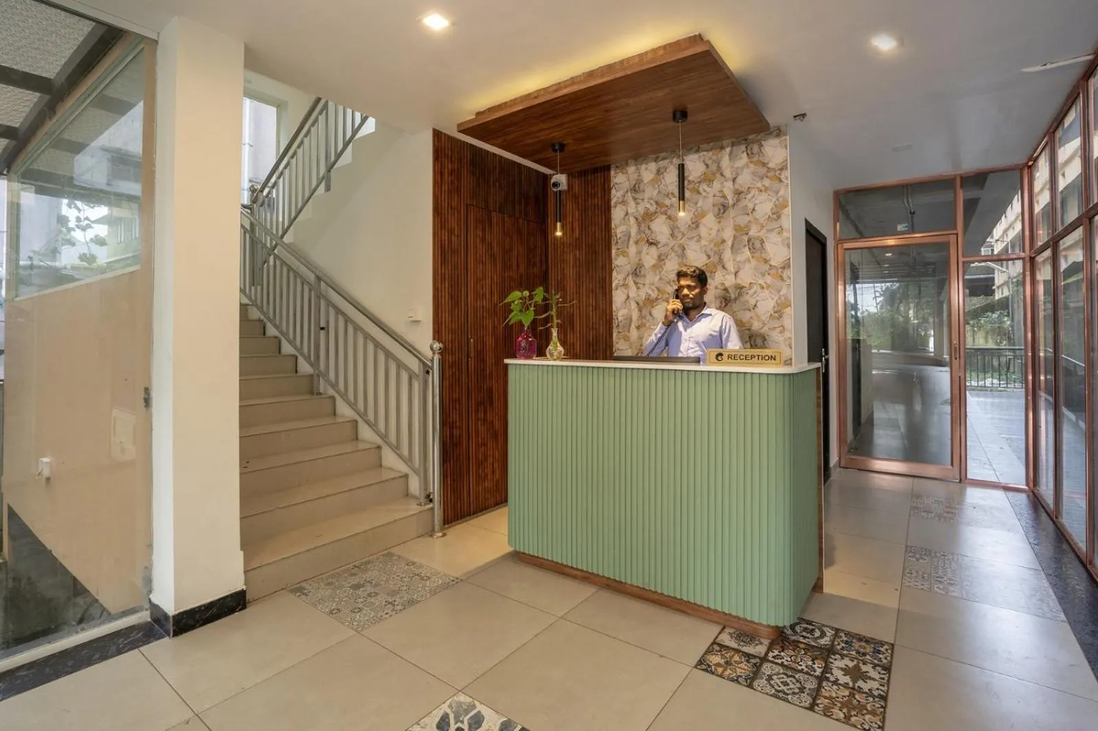 Lobby or reception in BR Residency