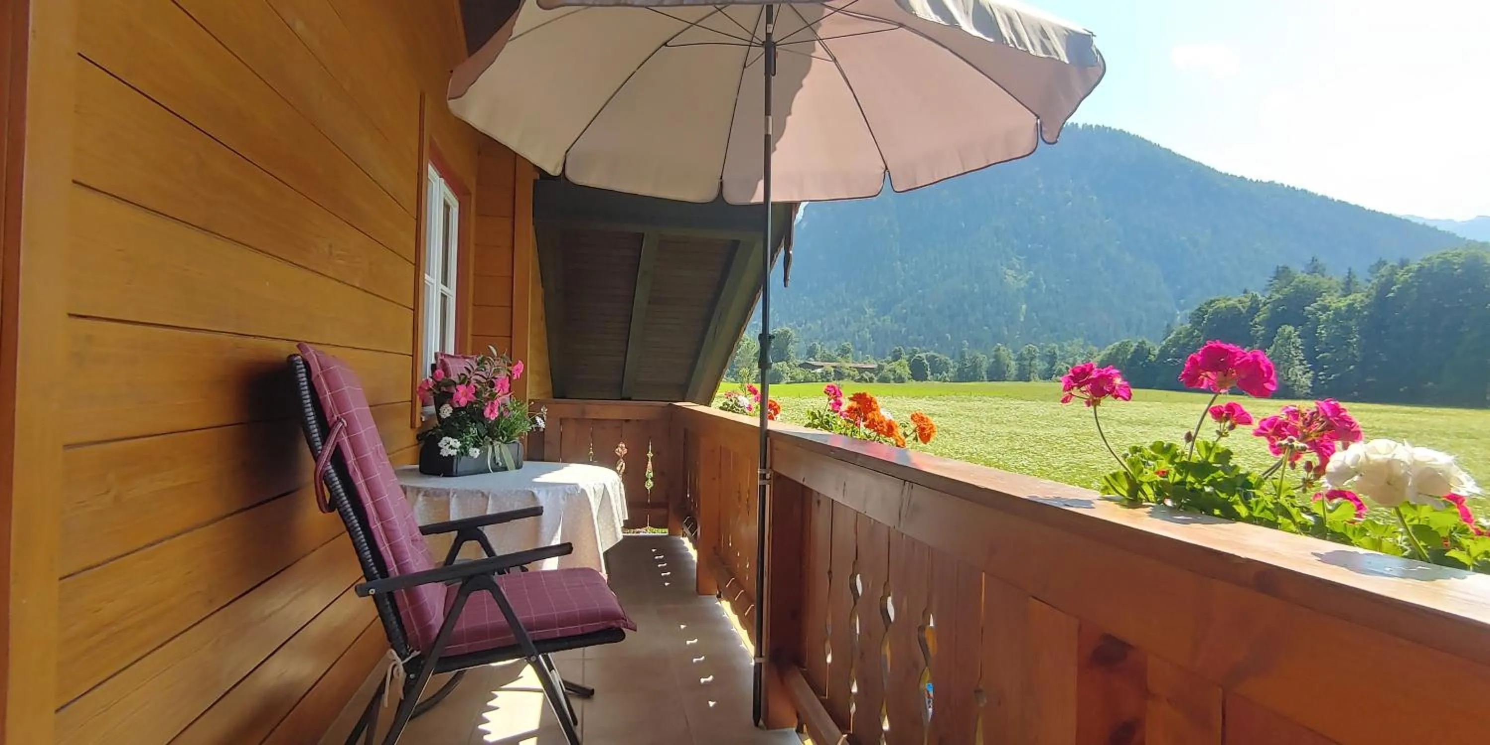 Balcony/Terrace in Ferienwohnungen Andrea