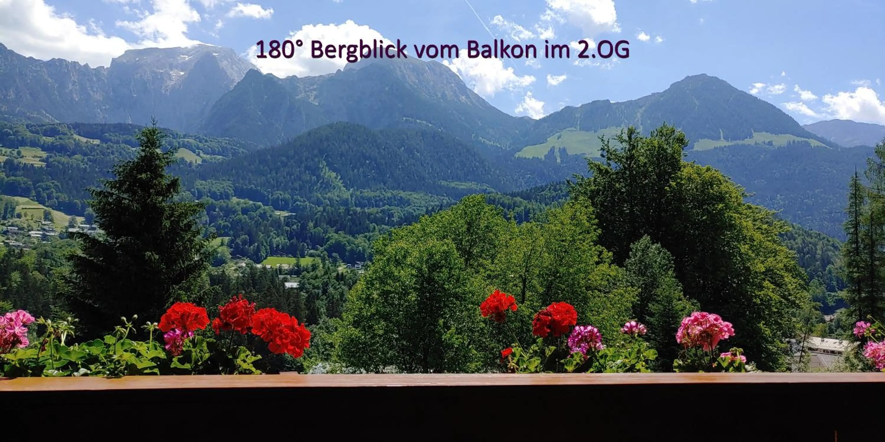 Mountain view in Ferienwohnungen Andrea