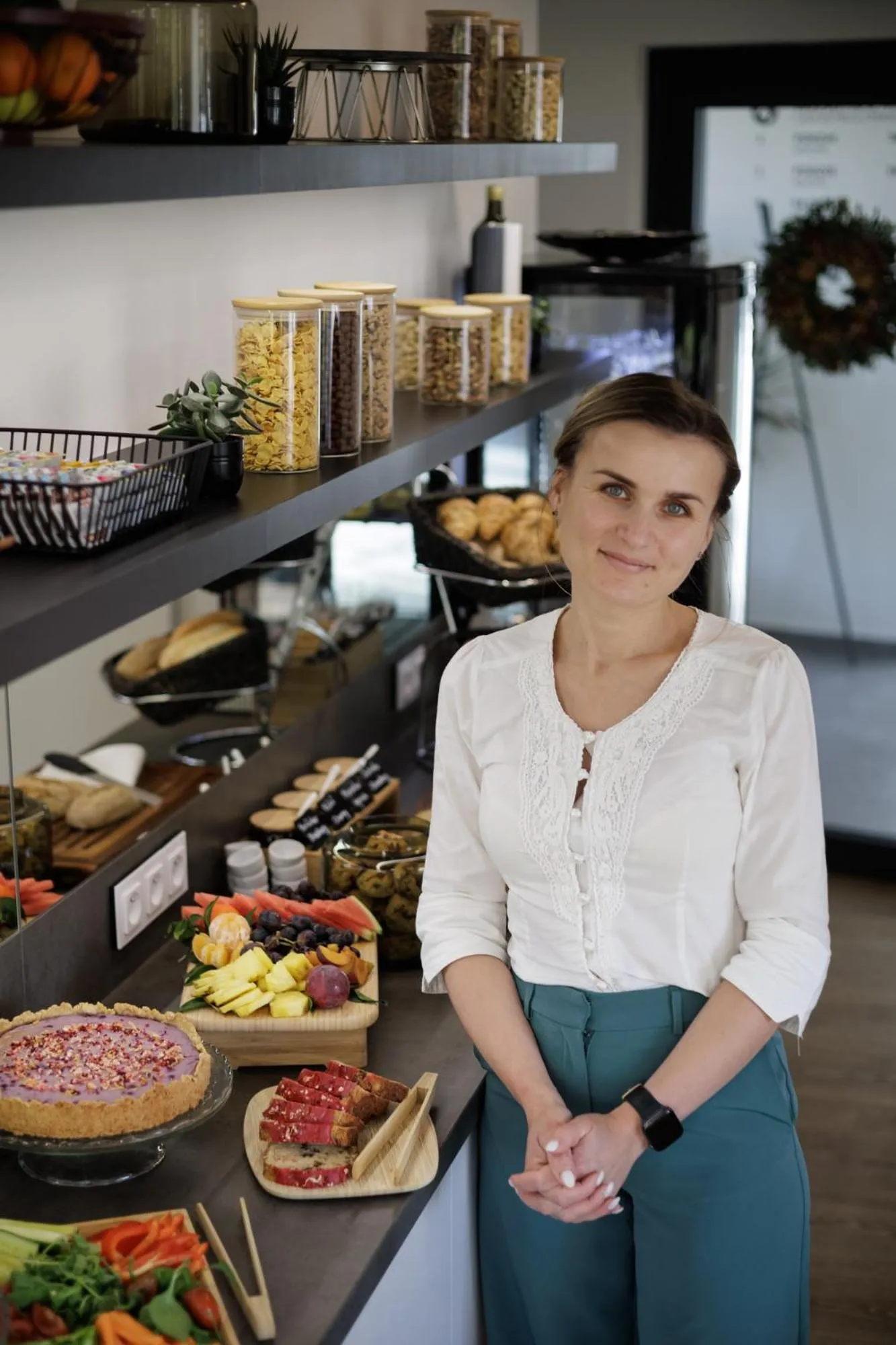 People in River Apartments