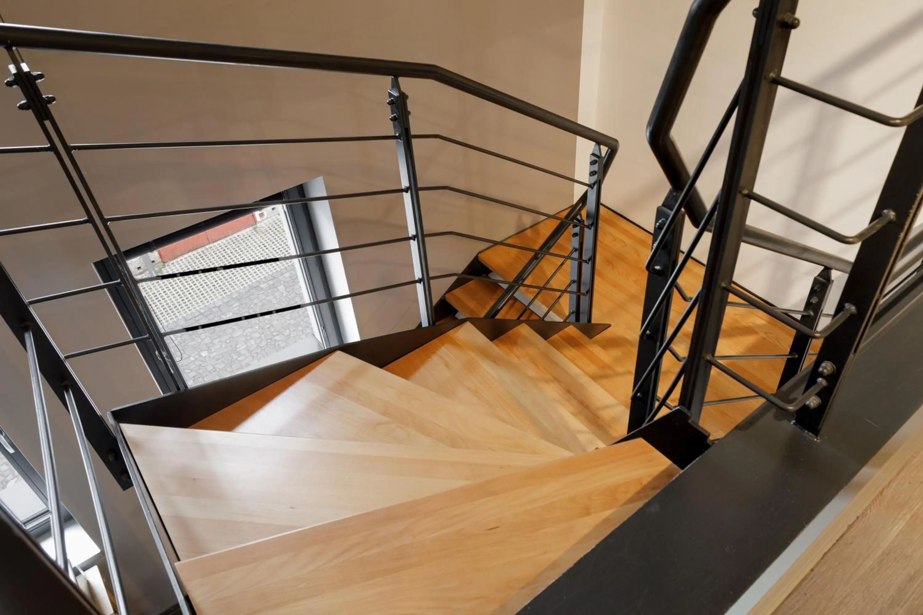 Living room in River Apartments