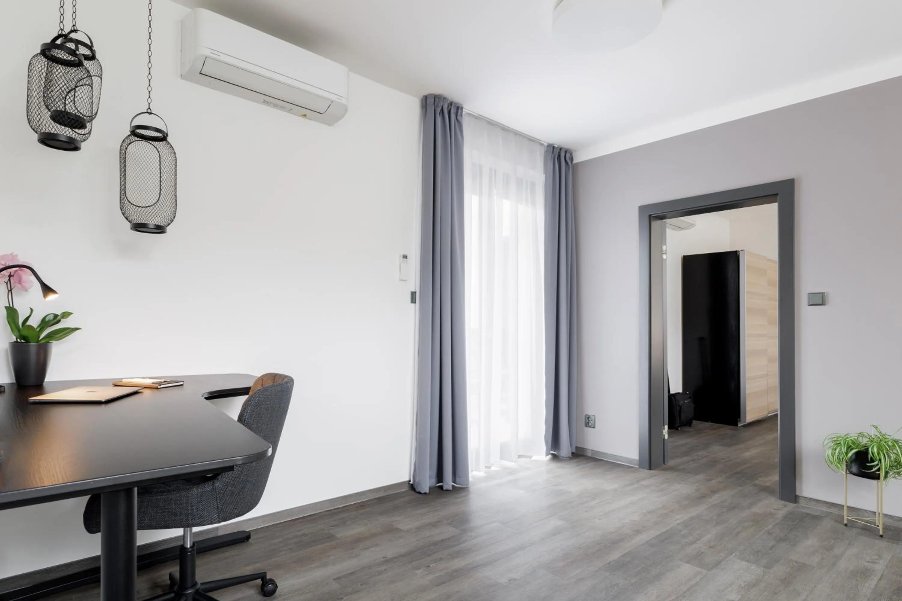 Living room in River Apartments