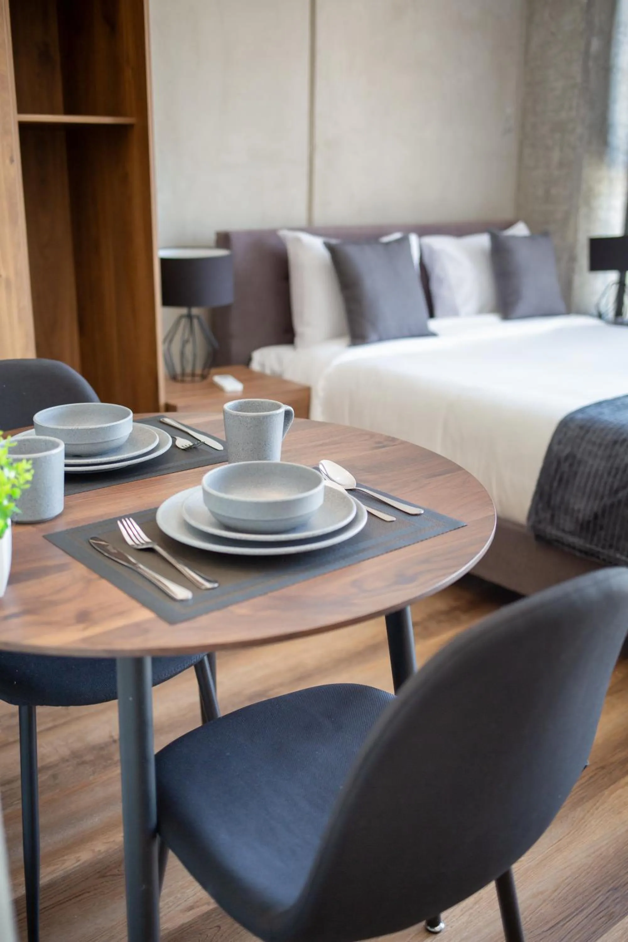 Bed in Suites del Carmen Consulado