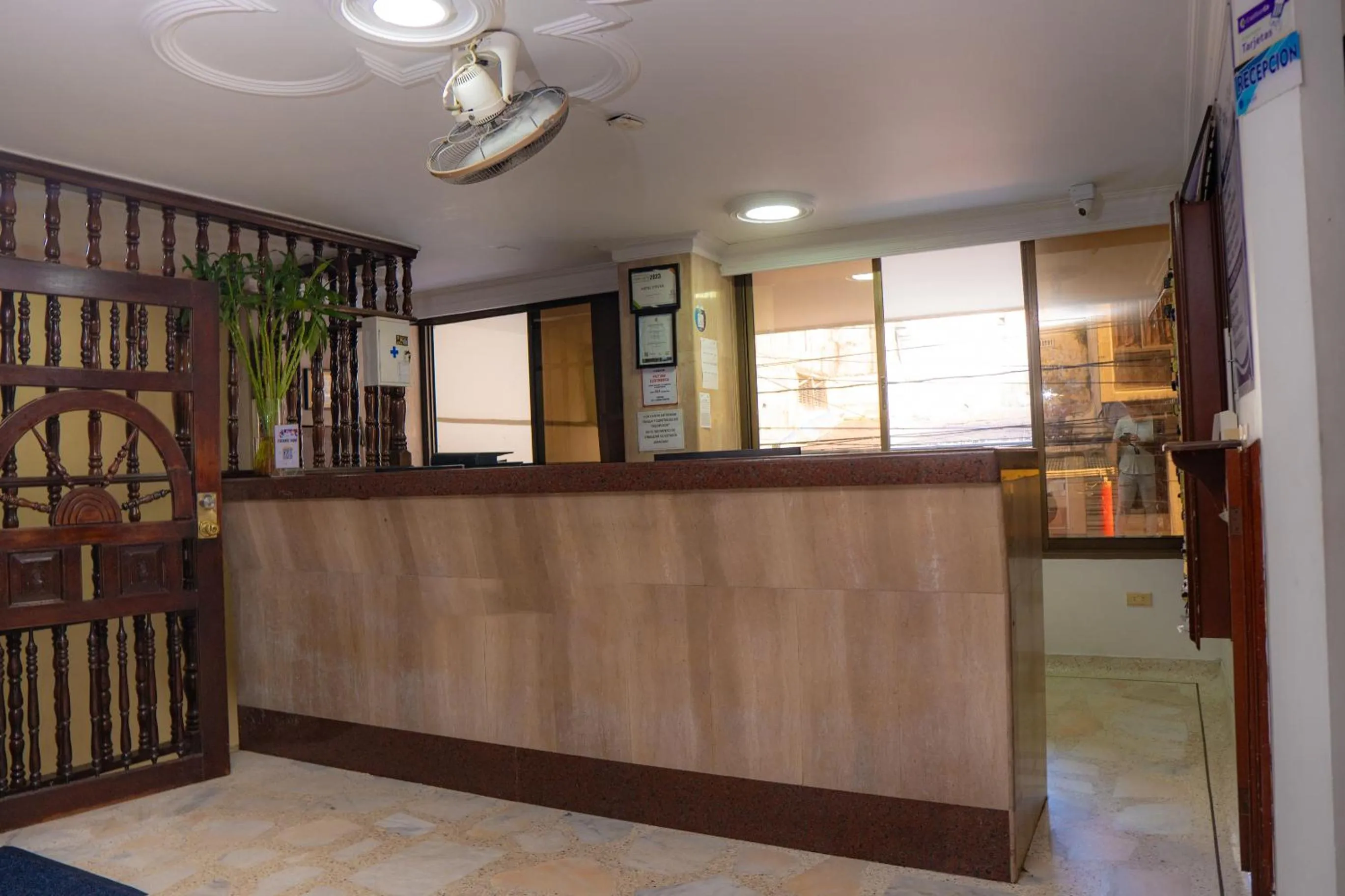 Lobby or reception in Hotel Steven