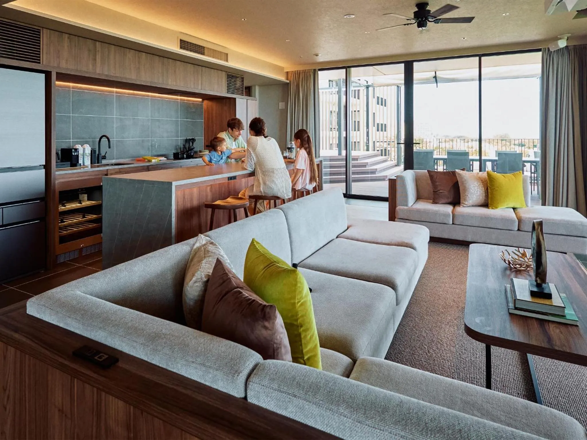 Living room in seven x seven ISHIGAKI