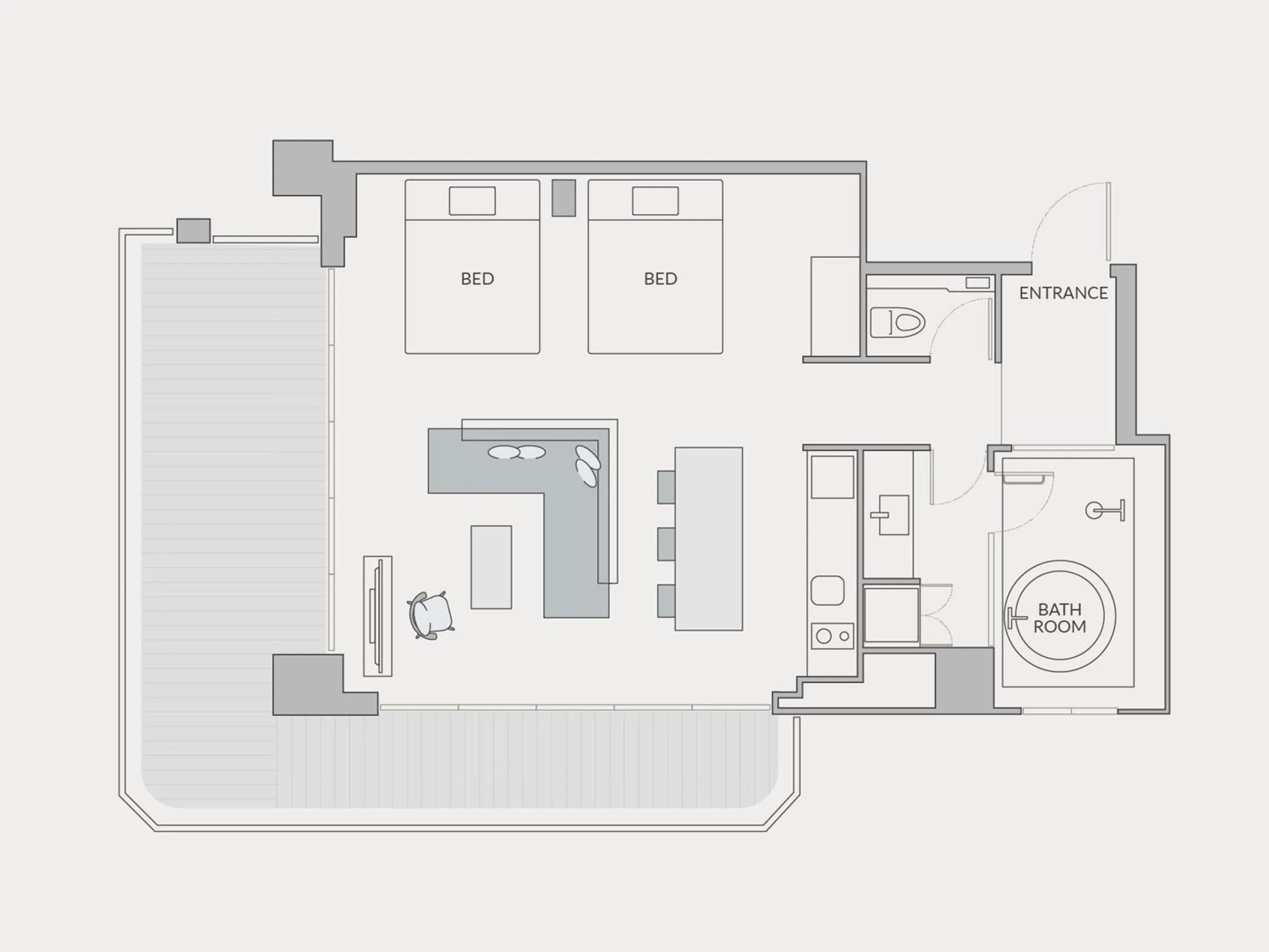 Floor plan in seven x seven ISHIGAKI