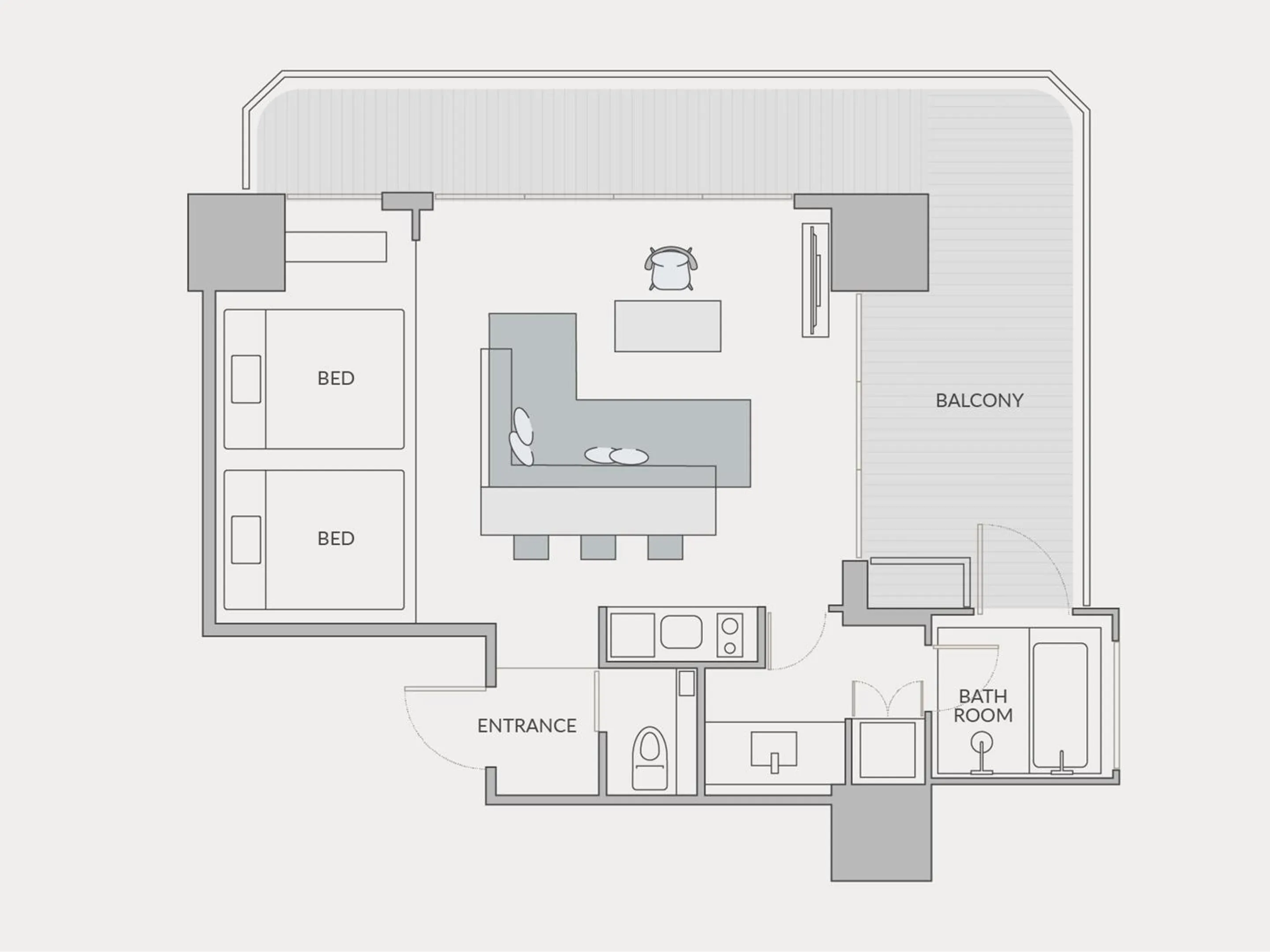 Floor plan in seven x seven ISHIGAKI