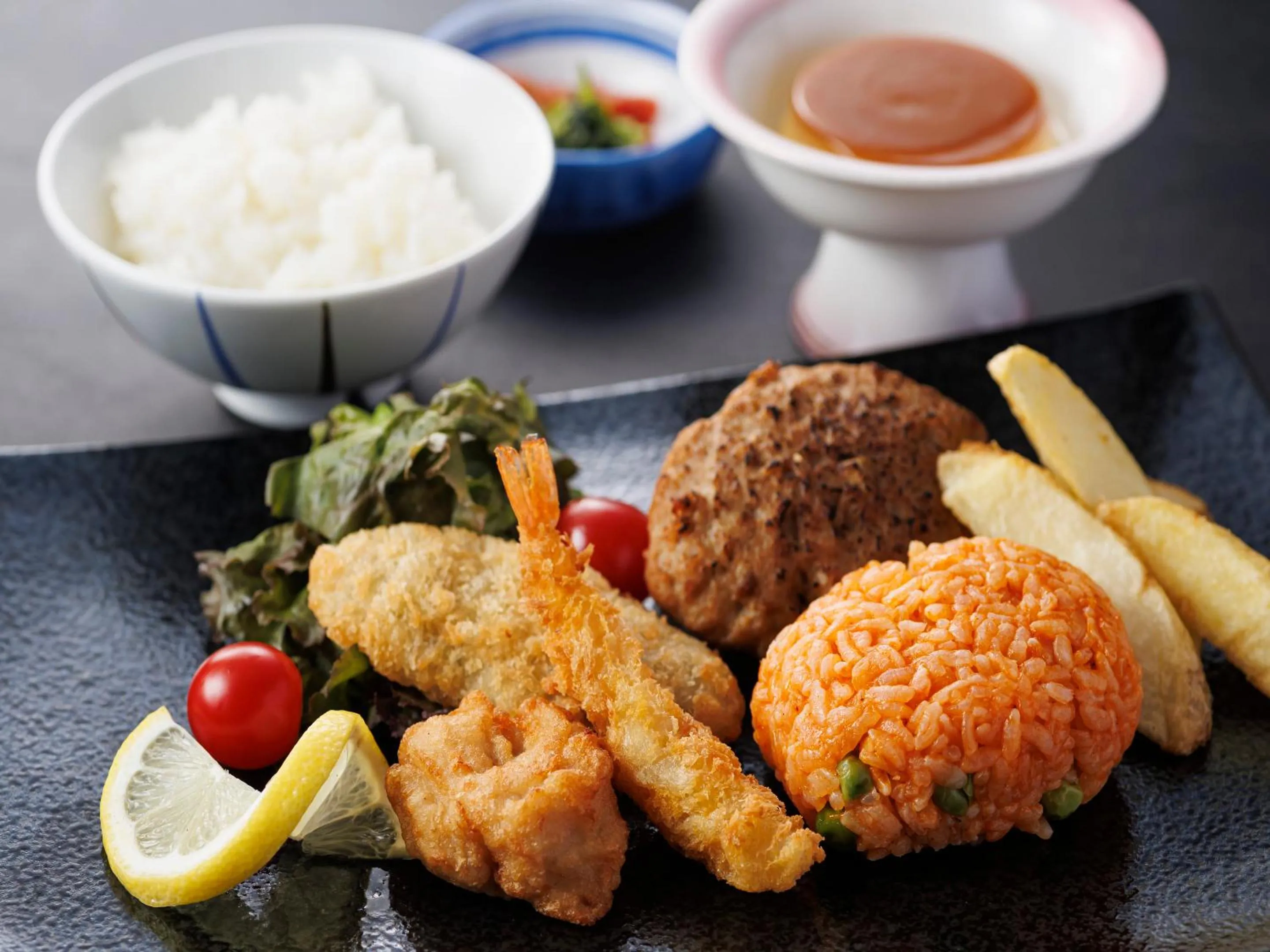 young children in Nanki Shirahama Dog Paradise